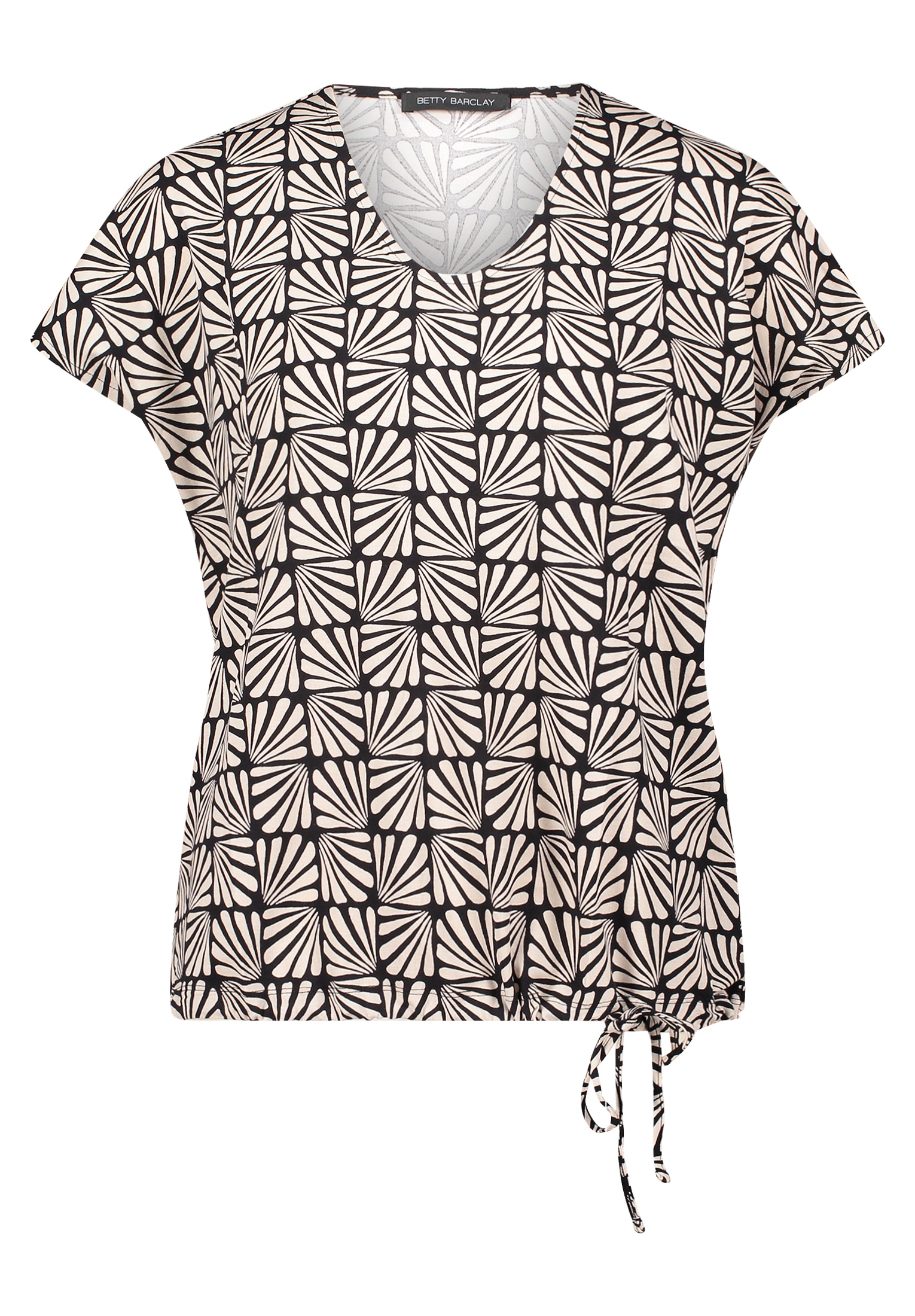 Betty Barclay Kurzarmshirt »Betty Barclay Printshirt mit Tunnelzug«, (1 tlg.), Form