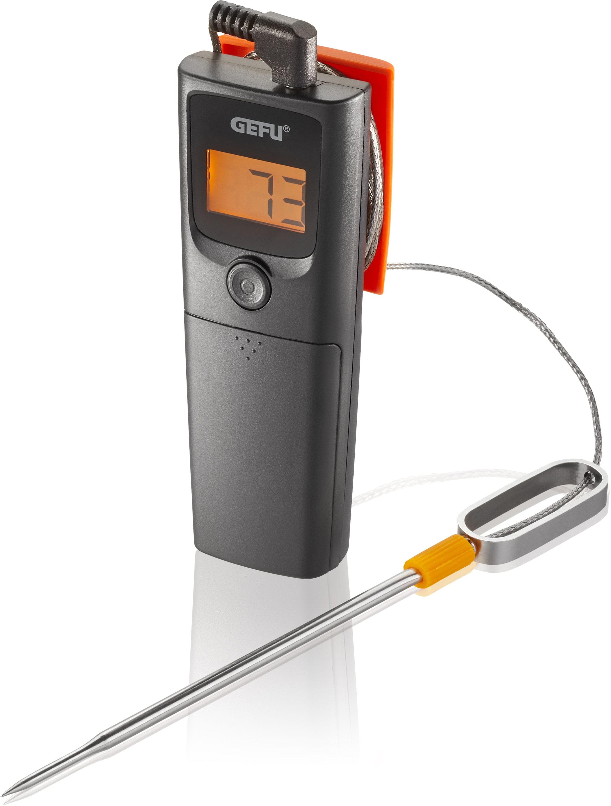GEFU Grillthermometer "CONTROL", App-gesteuert mit bis zu 30 Meter Reichweite in Echtzeitübertragung