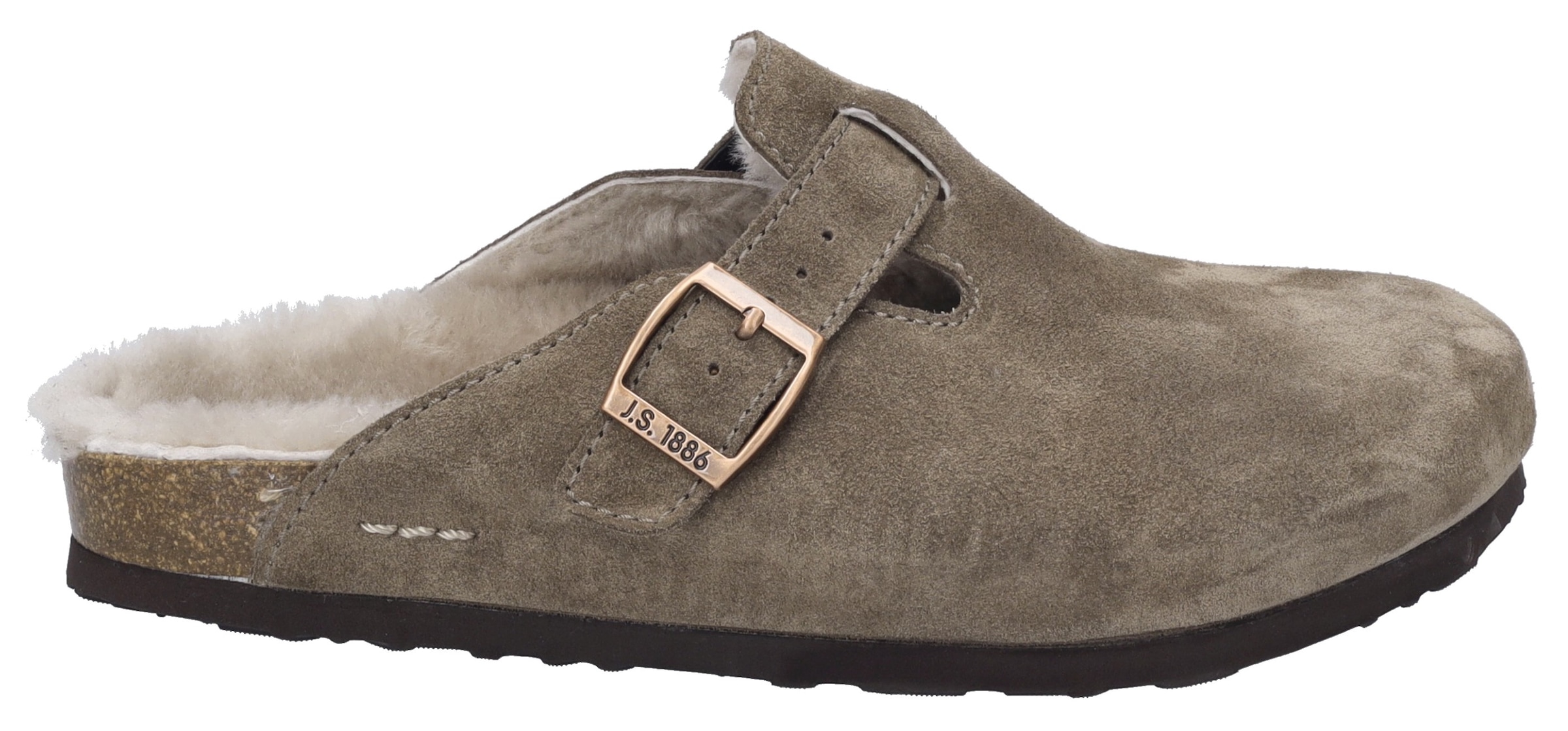 Josef Seibel Pantoffel »Hermine 09«, Winterschuh, Hausschuh, Clog mit Lammfell-Futter