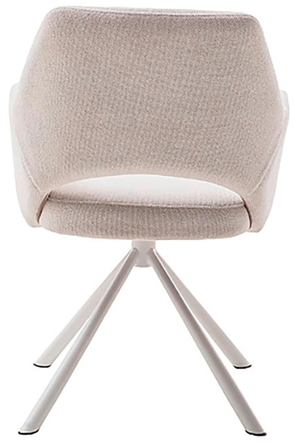 MCA furniture 4-Fußstuhl »BEVERLY«, (Set), 2 St., Chenilleoptik, Esszimmerstuhl,Chenilleoptik,360°drehbar,Sitzhöhe 49cm,belastbar 120kg