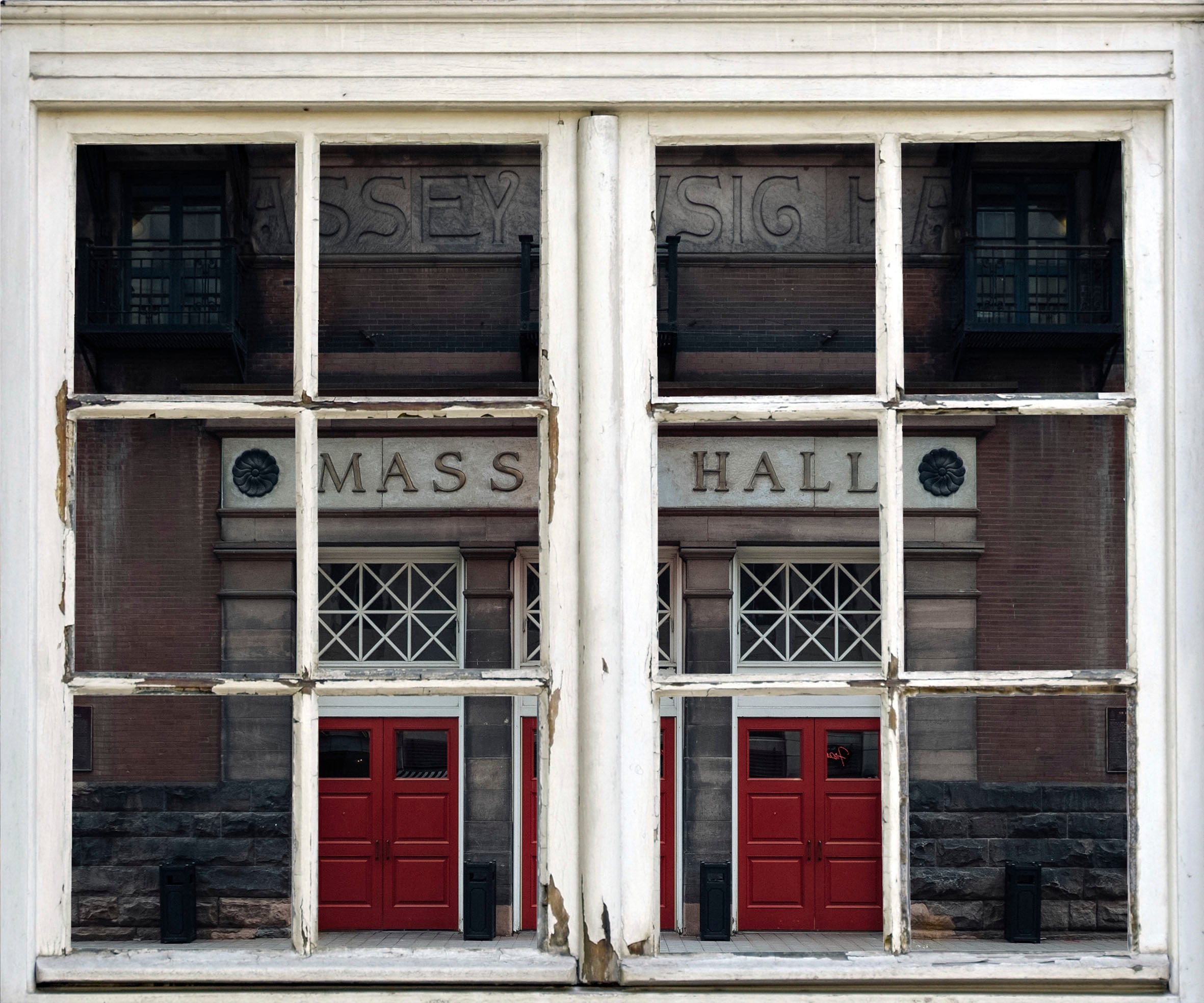 Wandsticker »MASS HALL«