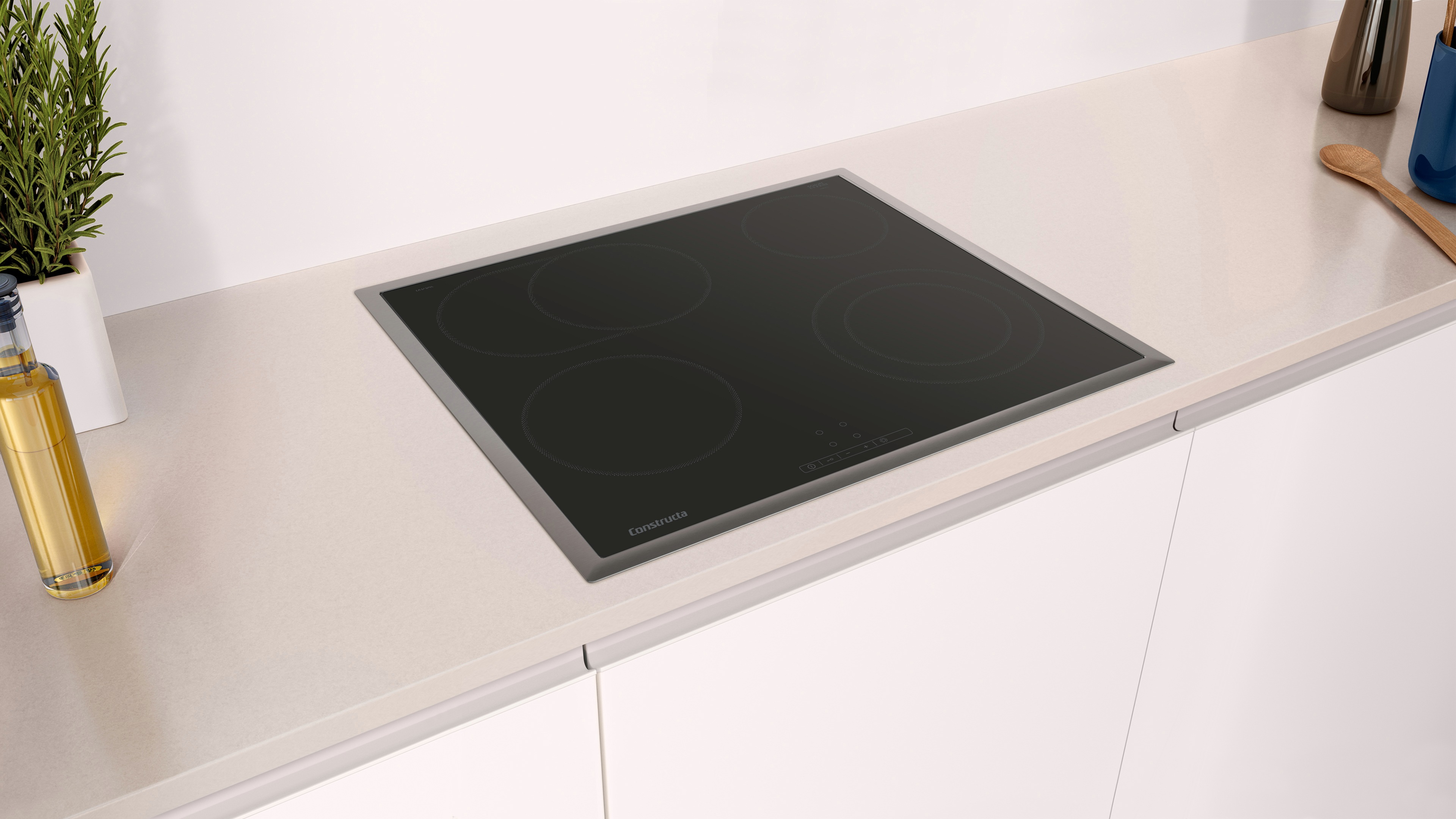 Thumbnail - Constructa Backofen-Set "CF3M61053", mit Teleskopauszug nachrüstbar, Hydrolyse