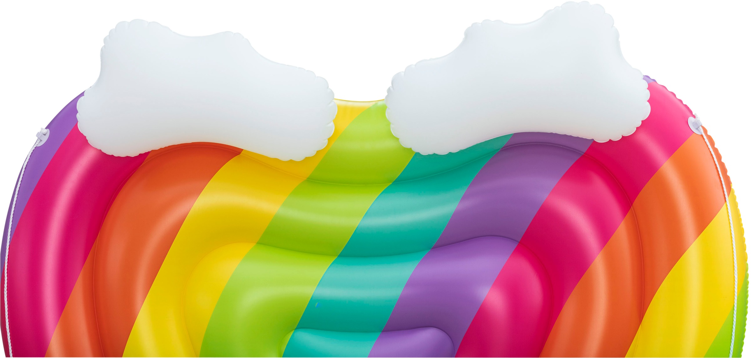 Bestway Badeinsel »Rainbow Dreams™«, 175x163 cm, mit Kopfkissen in Wolkenform