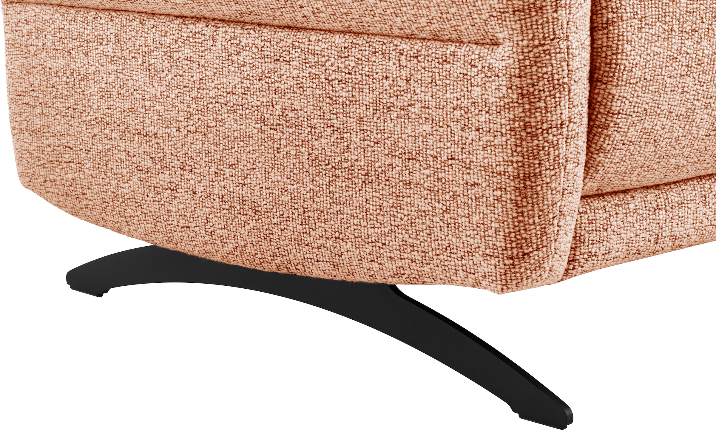 Home affaire 2,5-Sitzer »Aventis Sofa, Tonnentaschenfederkern, Breite 184 cm« inkl. ergonomische Lehne, echter Rücken & saugroboterfreundliche Kufen