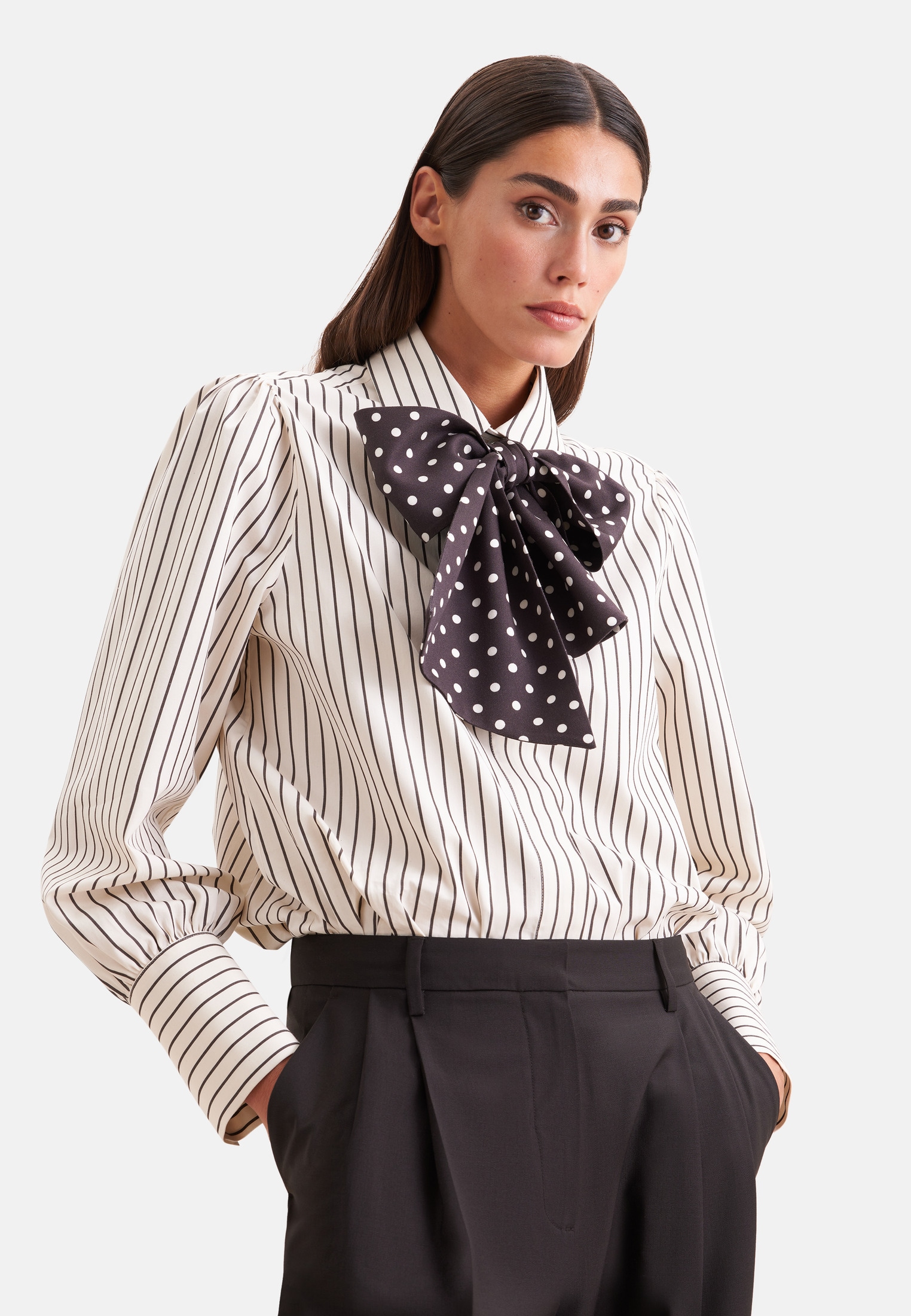 seidensticker Klassische Bluse 1/1 Kragen Geometrische Muster