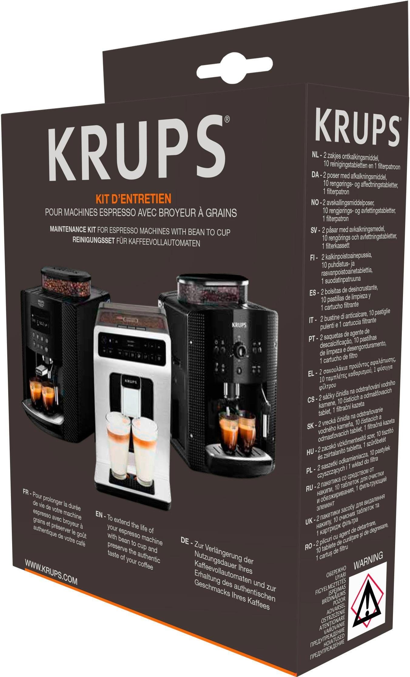 Krups Pflegeset »XS5300« (14 St.) 10 Reinigu...