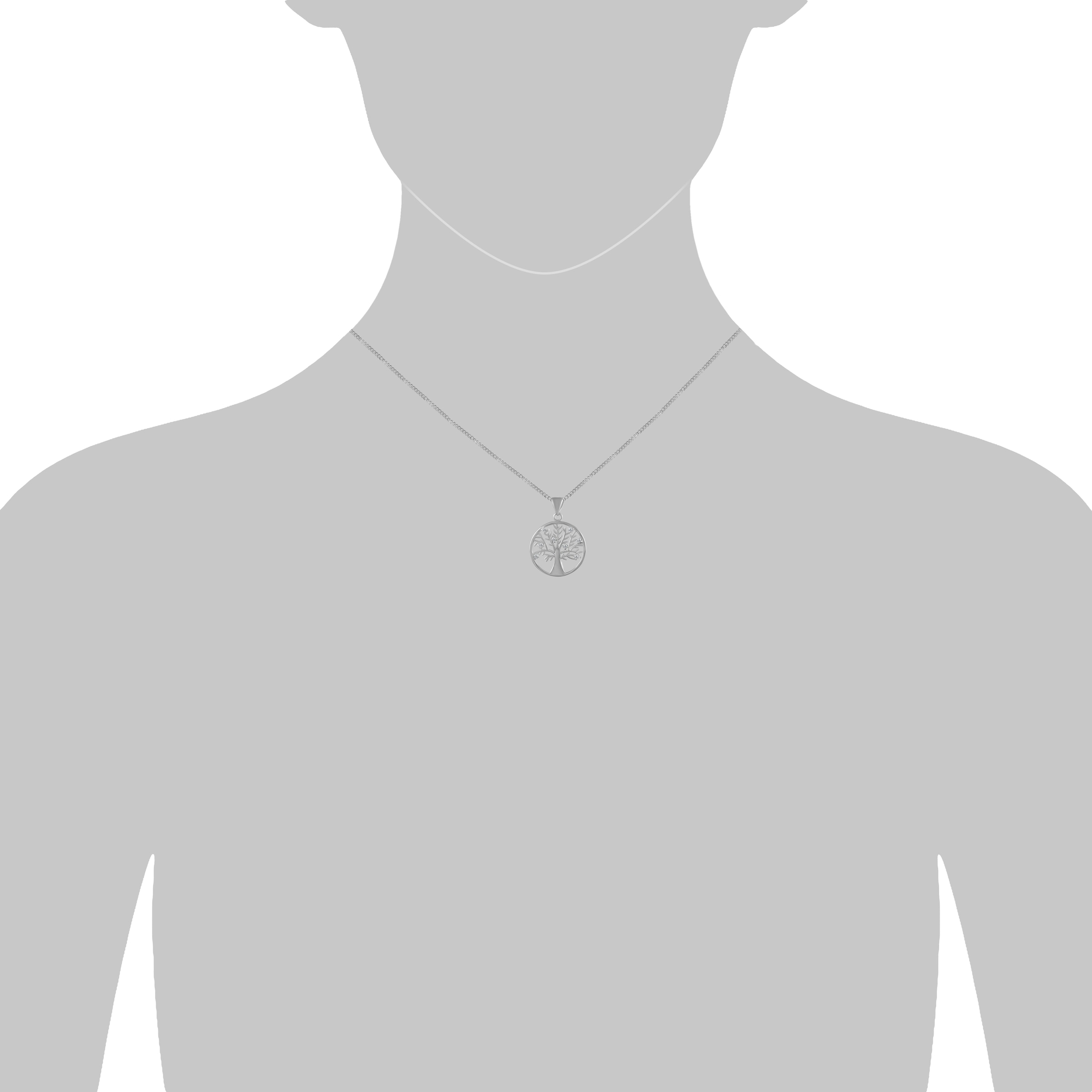 Vivance Kette mit Anhänger »925 Sterling Silber Lebensbaum«