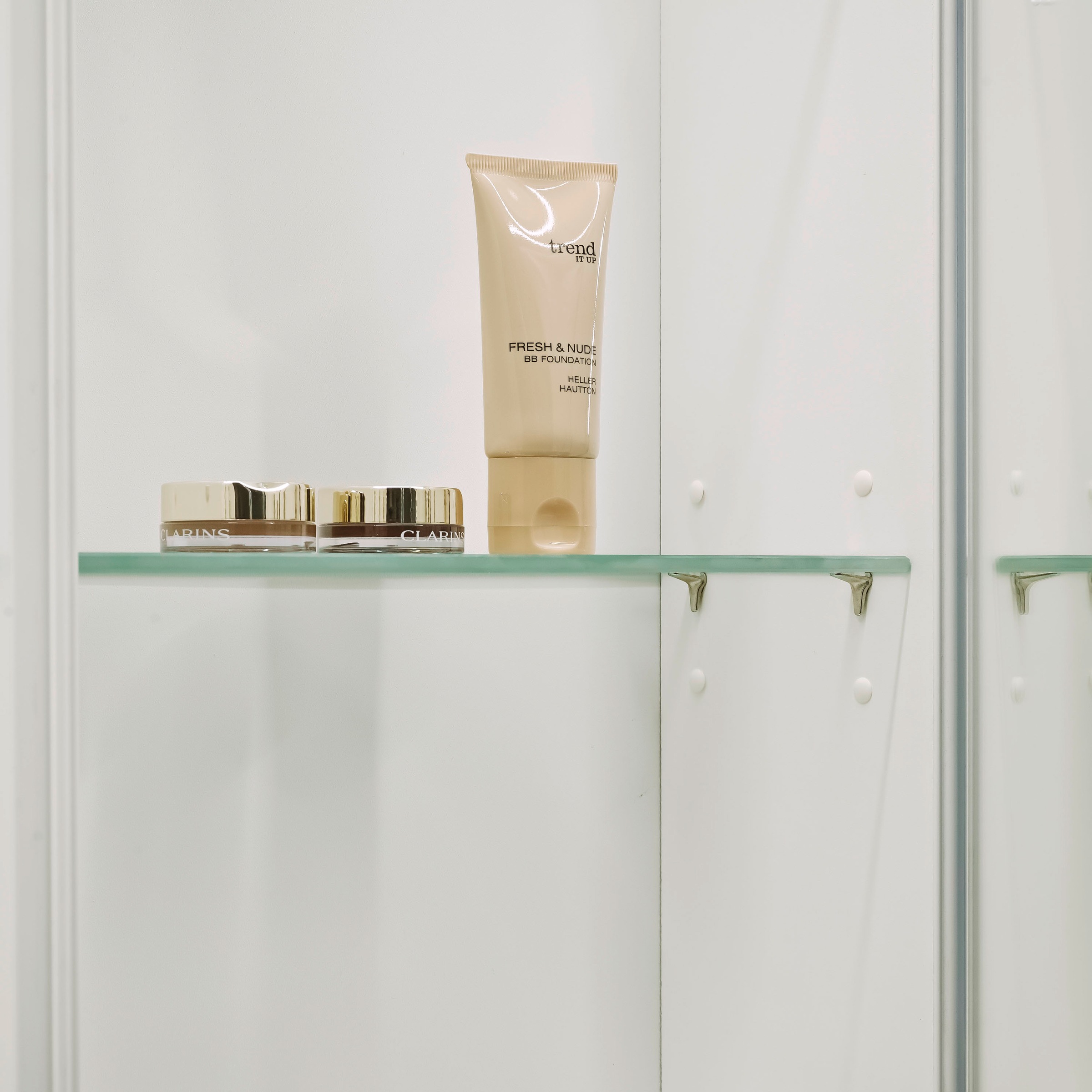 Nolte SPA Badmöbel-Set »Lux - Badmöbel-Set« Komplett-Set, Spiegelschrank, Keramikbecken, Waschtisch 2 Auszüge, LED, erw., li/re, 3 Stk. tlg.