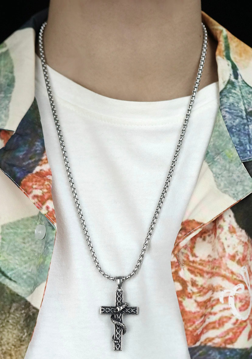Firetti Kette mit Anhänger »Schmuck Geschenk Cross Snake«
