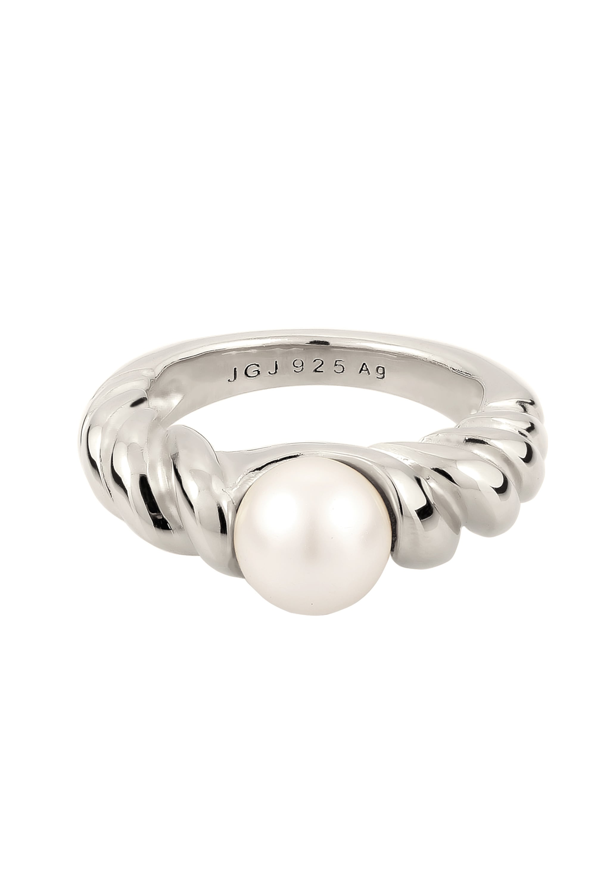 Elli Premium Perlenring »Ring Weiß 925 Sterling Silber, mit Perle von Swarovski®«