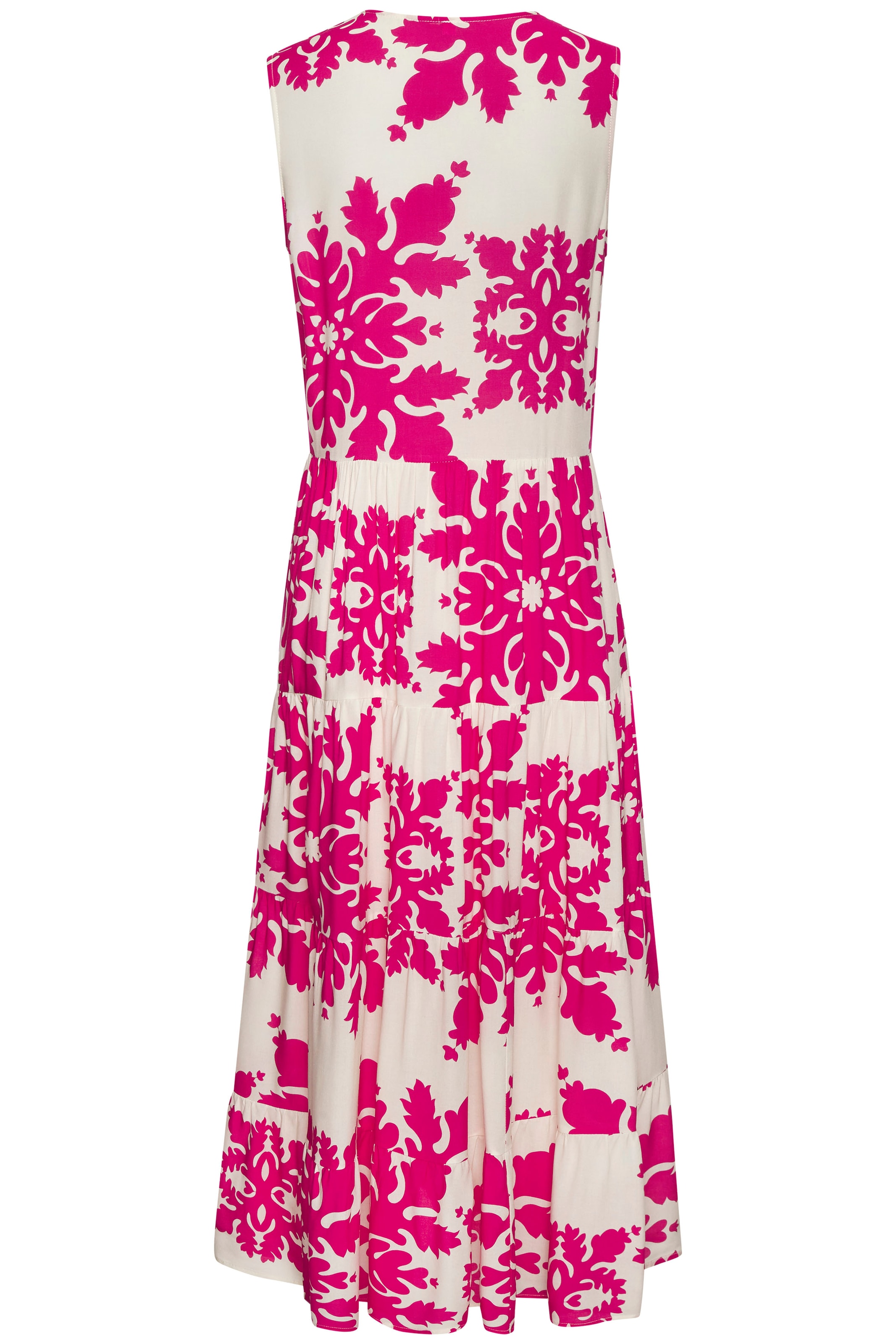 Vivance Maxikleid, mit Volants, Sommerkleid