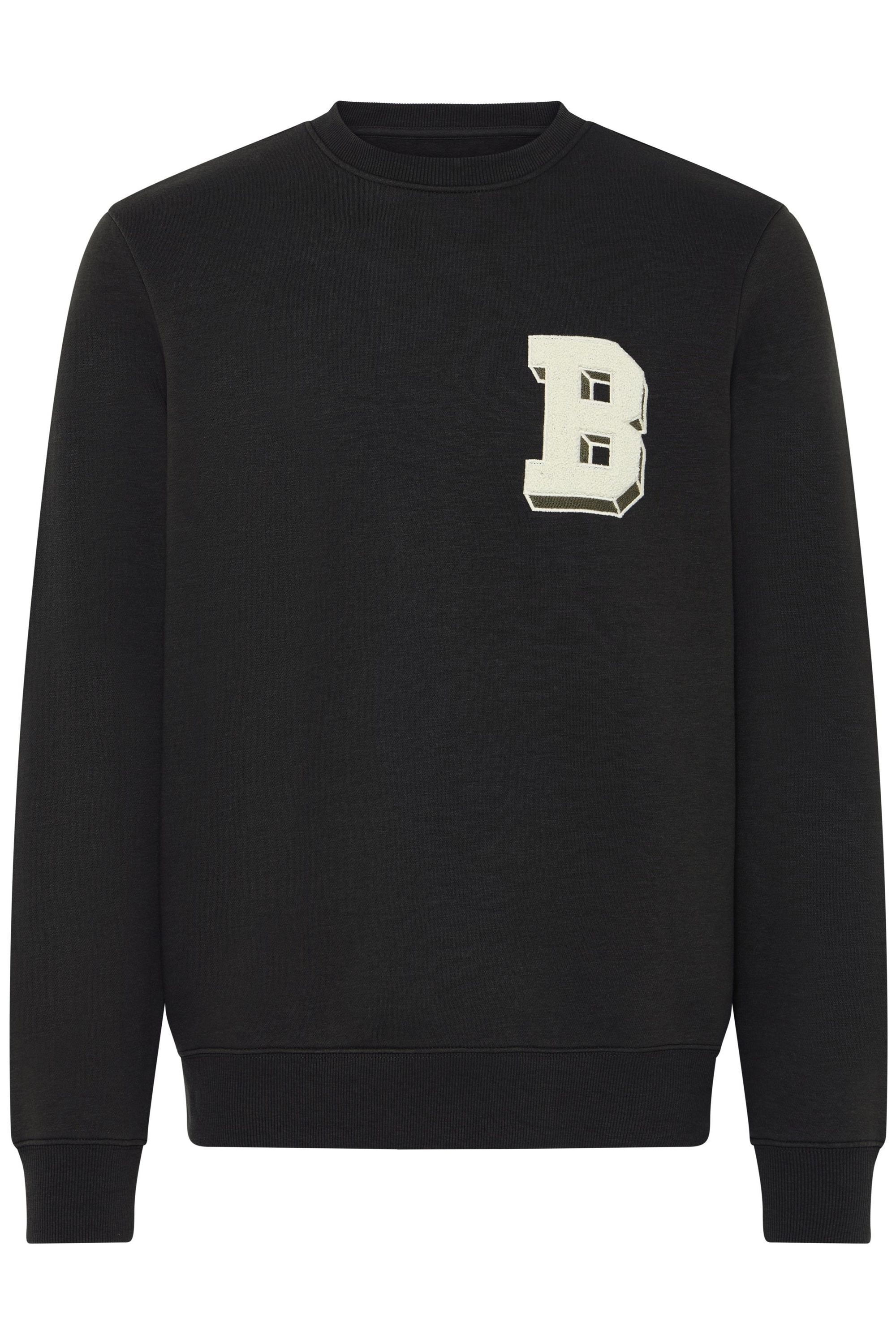Blend Rundhalspullover "BHBade" Lässiger Sweatpullover mit Stickerei günstig online kaufen