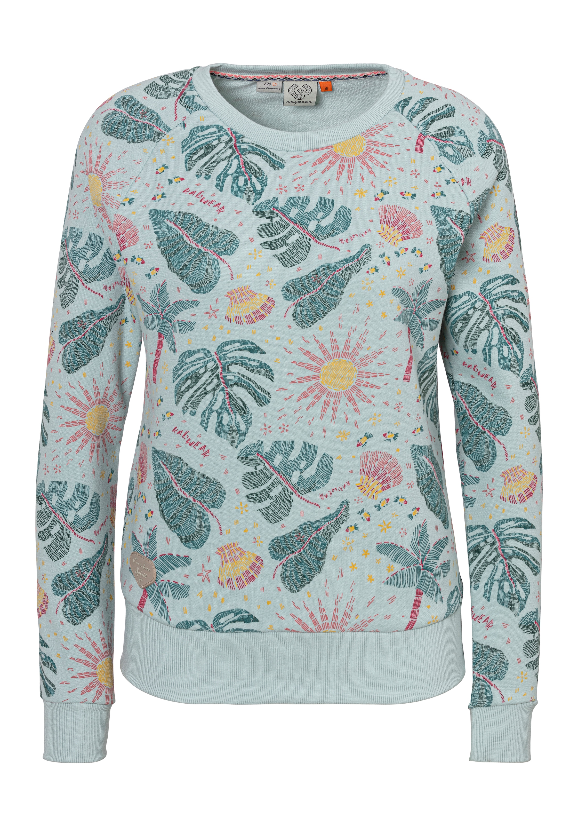 Ragwear Sweatshirt »JOHANKA PRINT«, mit sommerlichem Alloverdruck