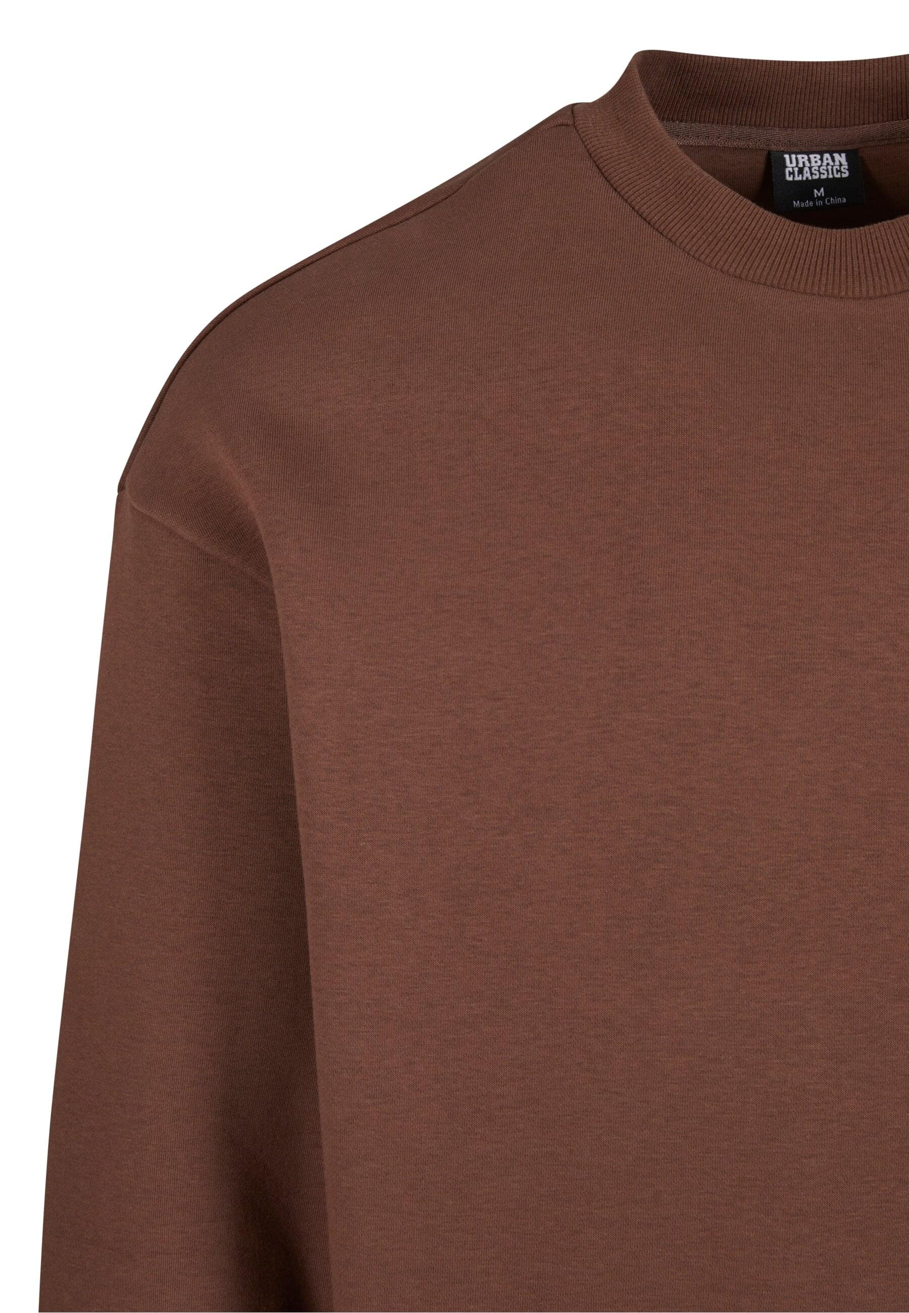 URBAN CLASSICS Rundhalspullover »Urban Classics Fluffy Crewneck«, (1 tlg.)