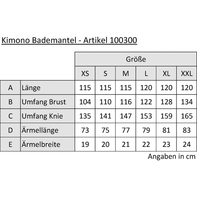 Tom Tailor Bademantel /"KIMONO/"
