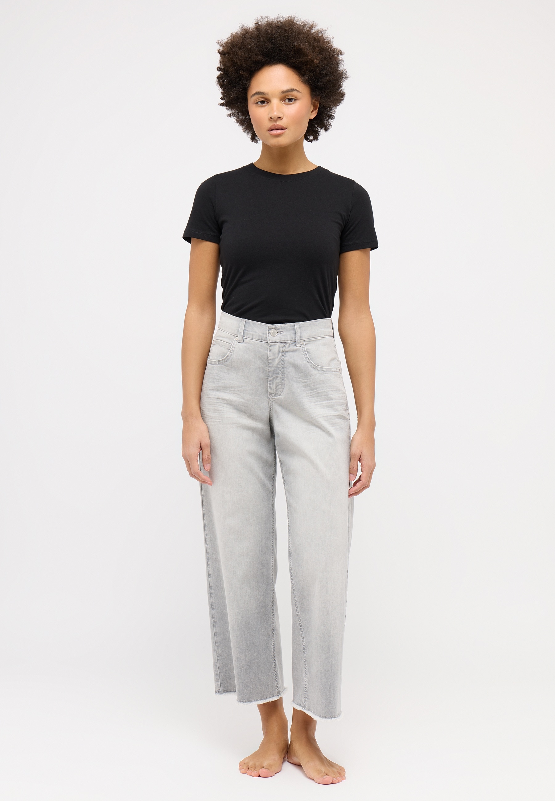 ANGELS Straight-Jeans »Linn«, Culotte