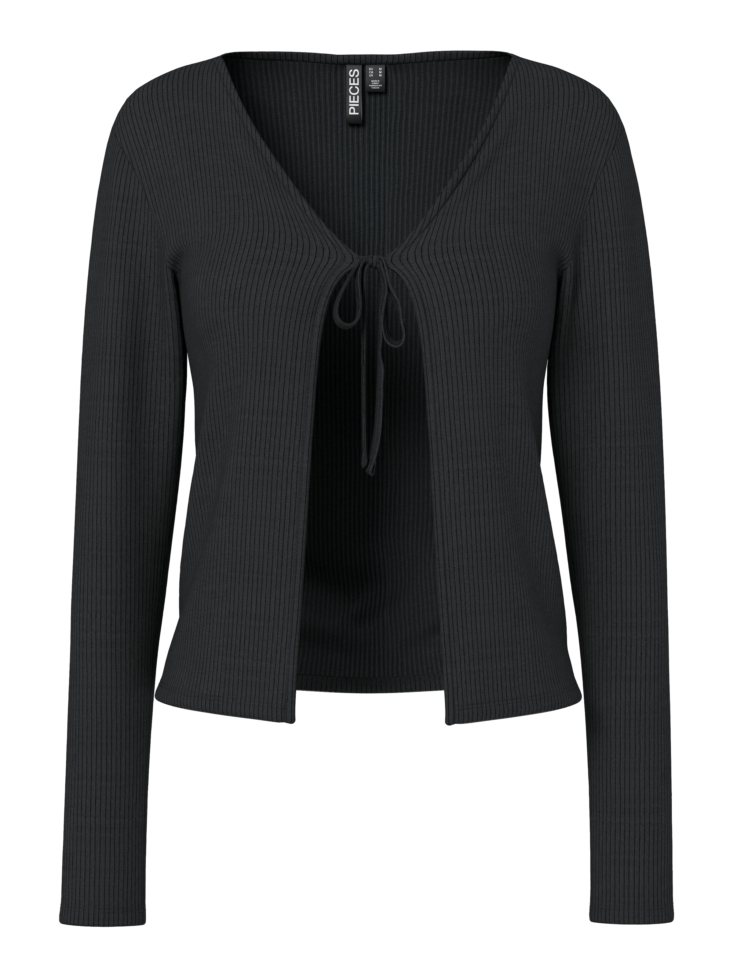 pieces Strickjacke "PCKITTE LS TIE CARDIGAN JRS NOOS BC" mit Bindeband günstig online kaufen