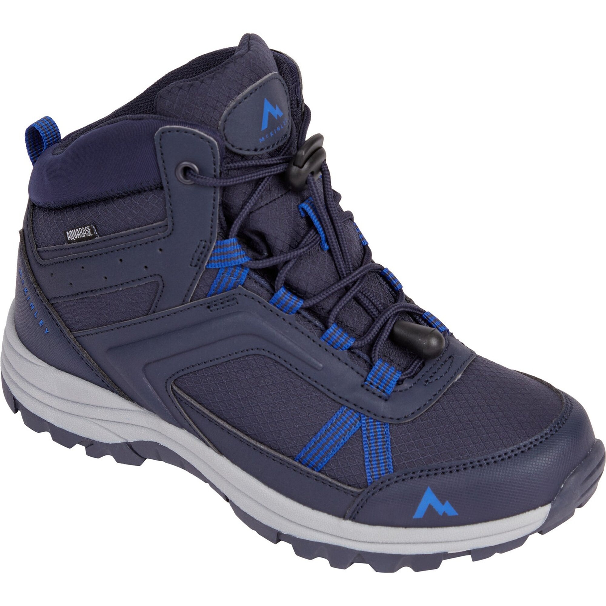 MCKINLEY Kinder Wanderschuh "Maine II MID AQB J", Gr. 32, blau, Synthetik, Schuhe, Wasserabweisend