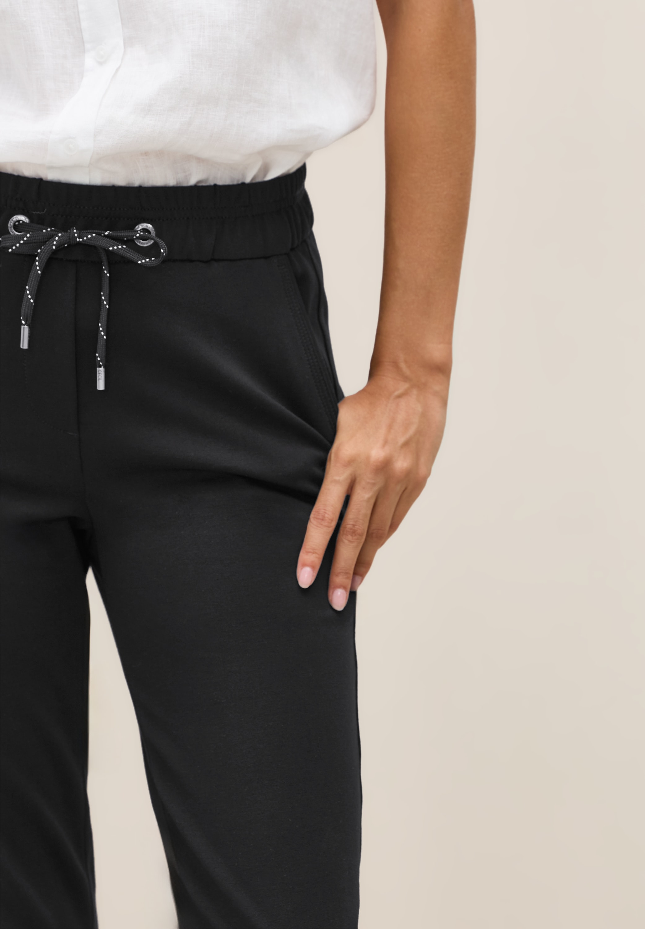 Cecil Stoffhose »Style Tracey«, mit elastischem Bund und Tunnelzug