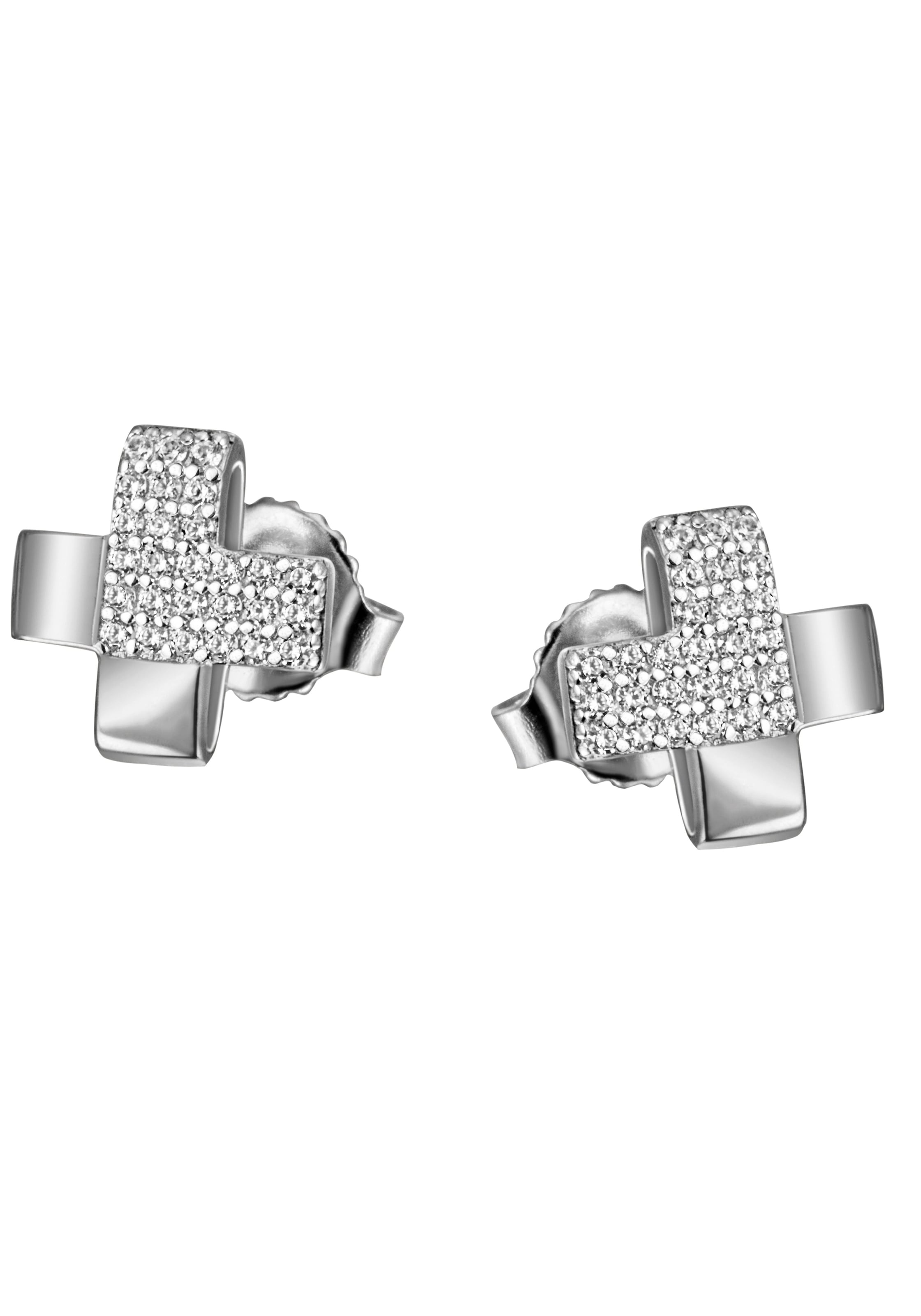 Firetti Paar Ohrstecker »Schmuck Geschenk Silber 925 Ohrschmuck Kreuz«, zu  Kleid, Shirt, Jeans, Sneaker! Anlass Geburtstag Weihnachten online kaufen |  BAUR