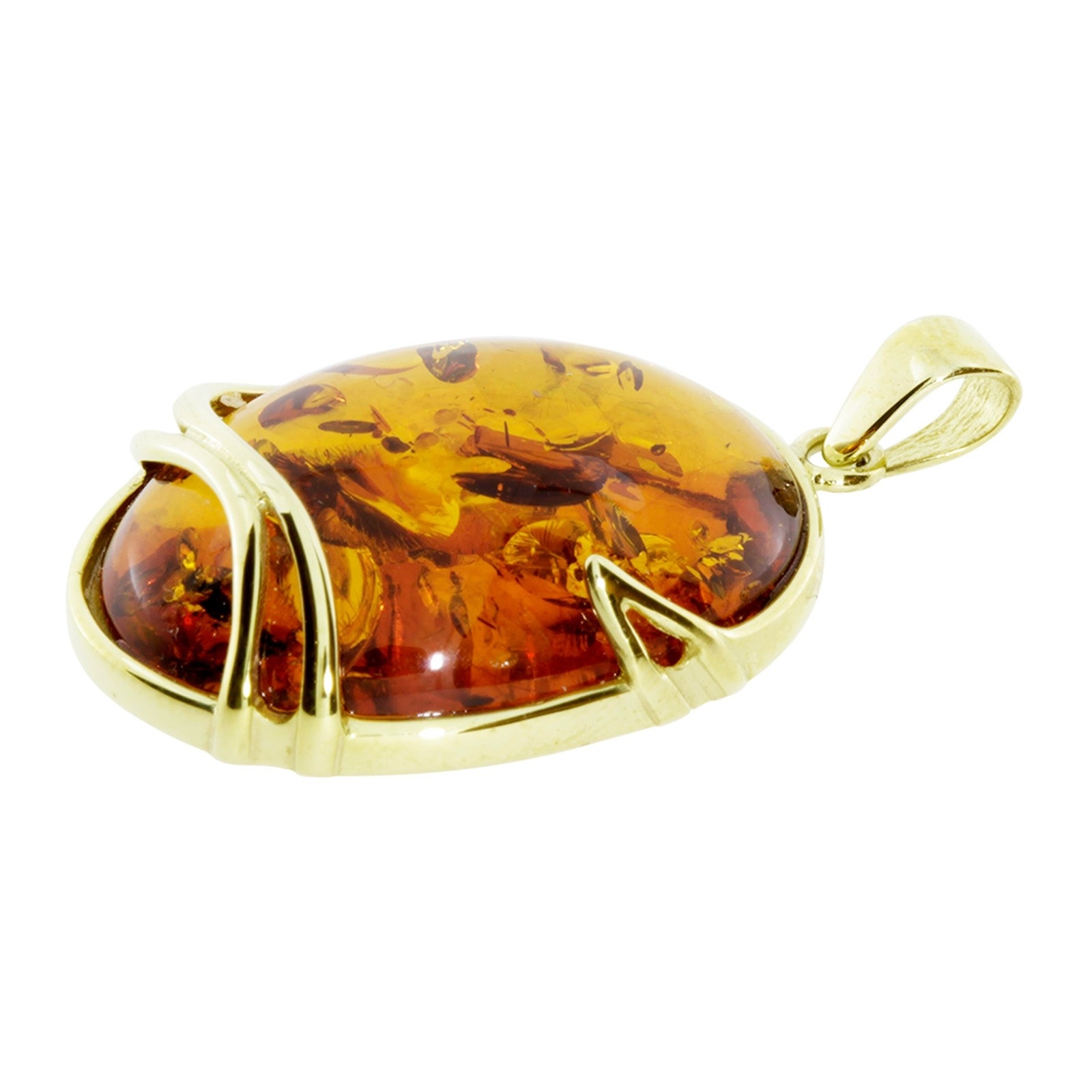 OSTSEE-SCHMUCK Kettenanhänger »- Lotte - Gold 333/000 - Bernstein«