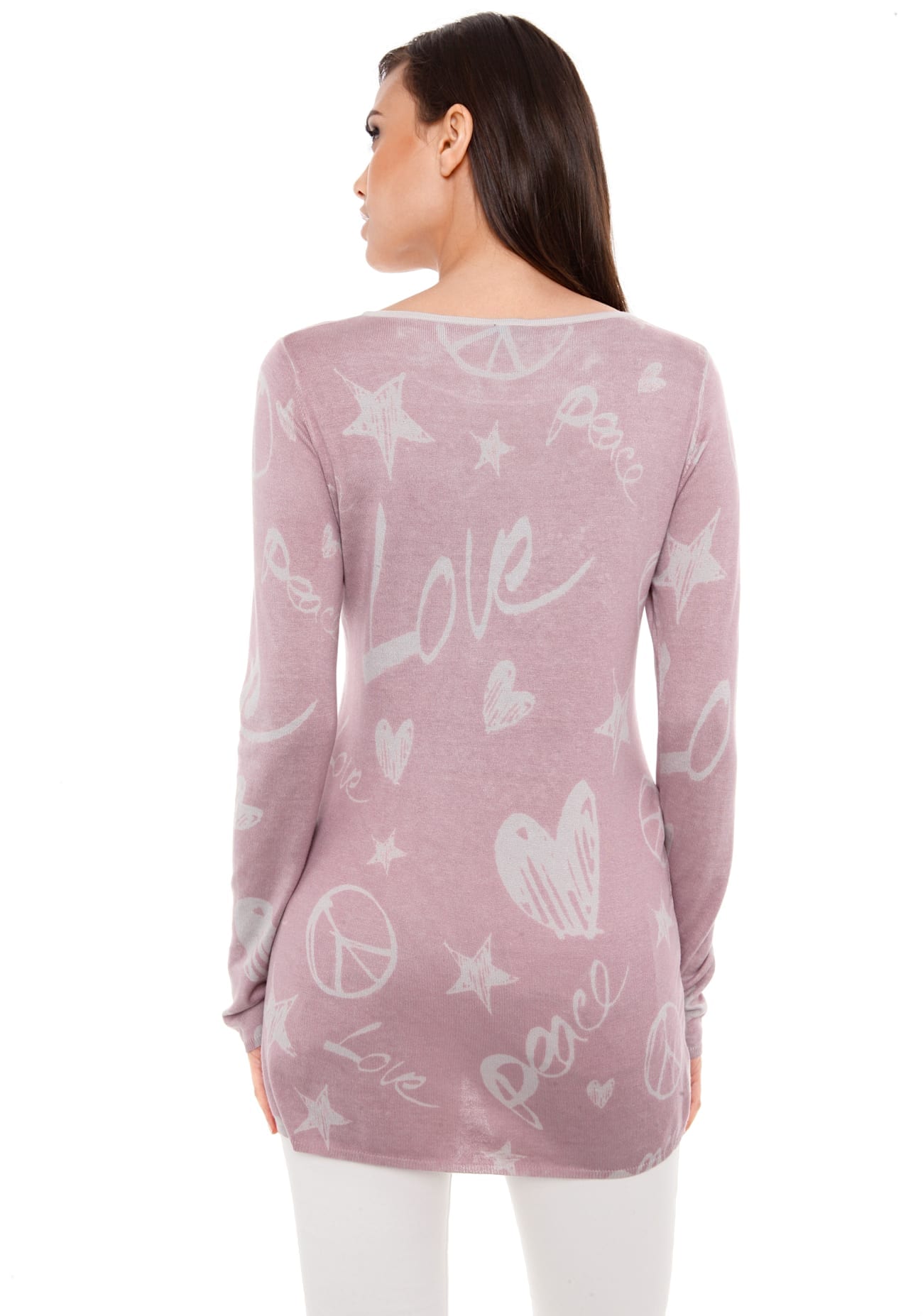 heine Strickpullover »Druck-Pullover«