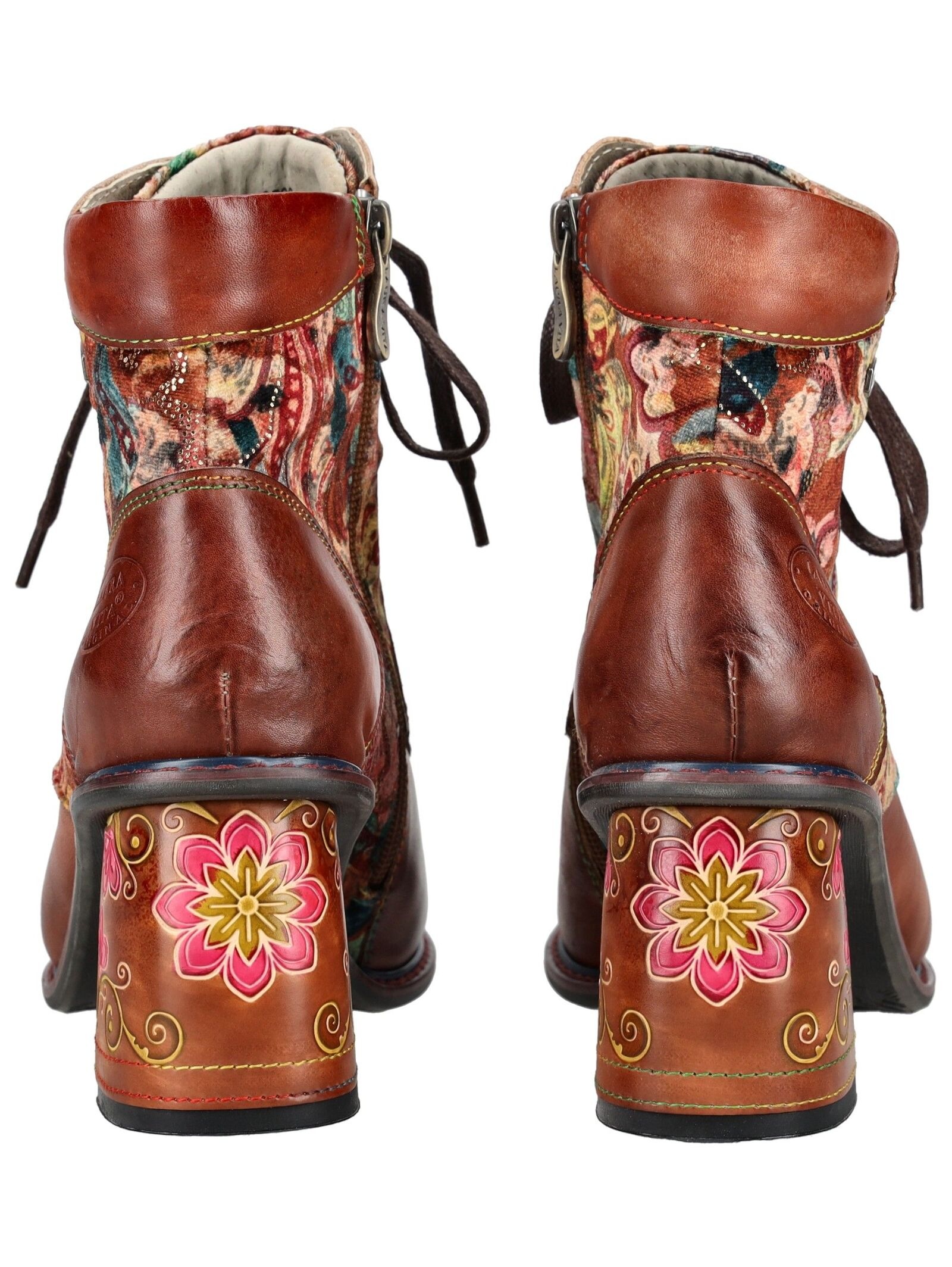 LAURA VITA Schnürstiefelette »LAURA VITA Stiefelette Leder/Textil«