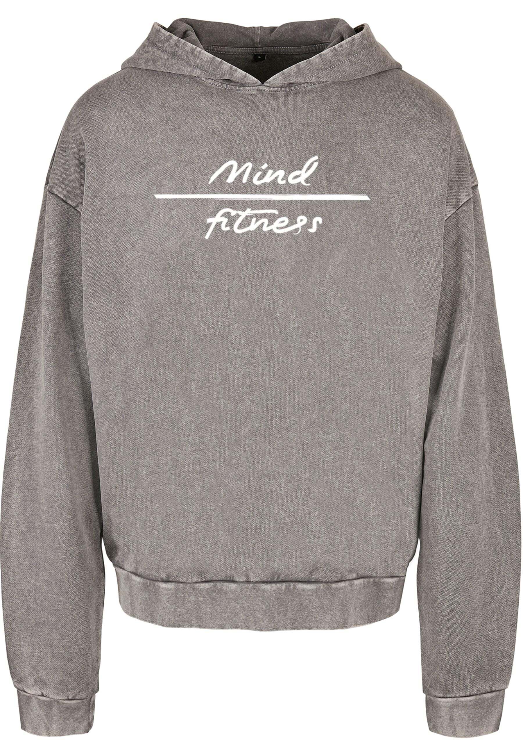 Merchcode Kapuzensweatshirt "Merchcode Mind Fitness Acid Washed Oversized H günstig online kaufen