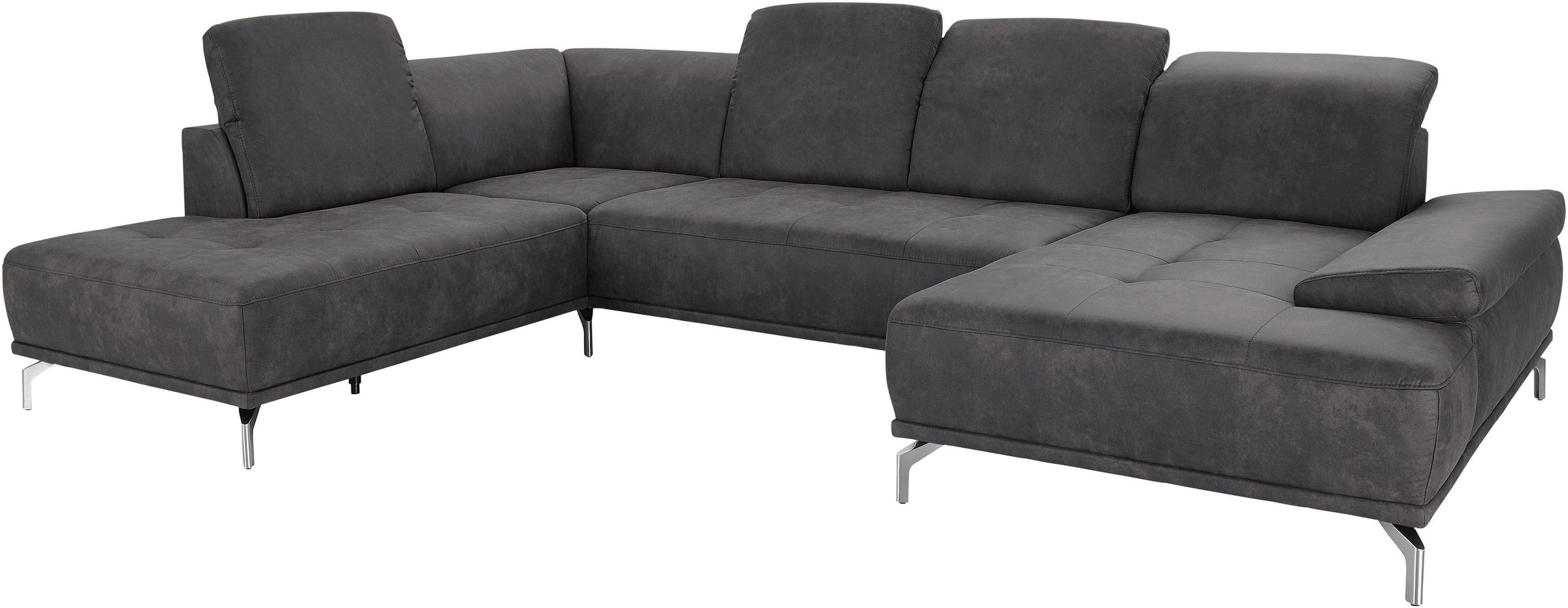 Home affaire Wohnlandschaft "Caluna" Inkl.Sitztiefenverstellung, wahlweise günstig online kaufen