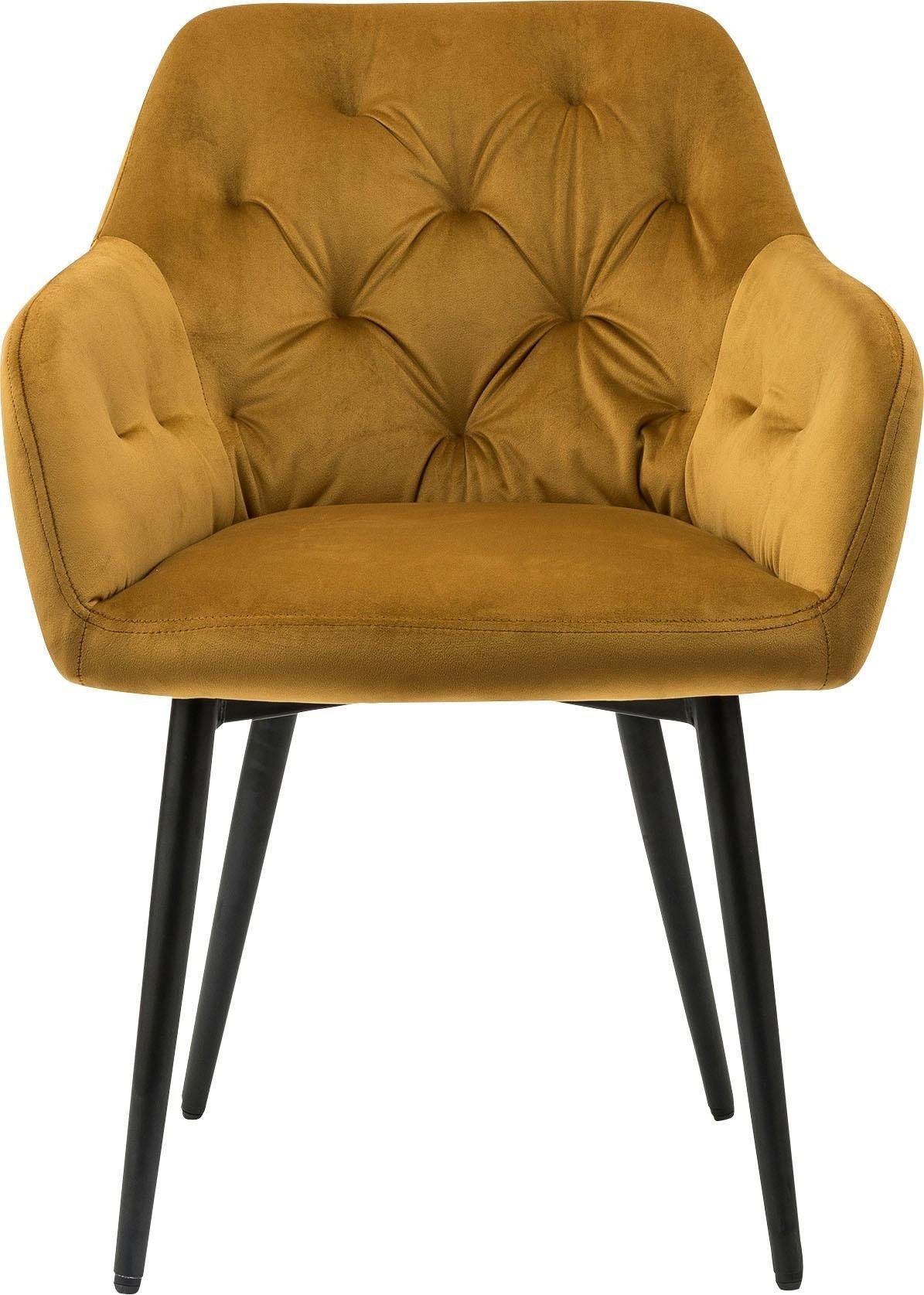 SalesFever Esszimmerstuhl "Coventry Komfortabler Polstertuhl im eleganten S günstig online kaufen