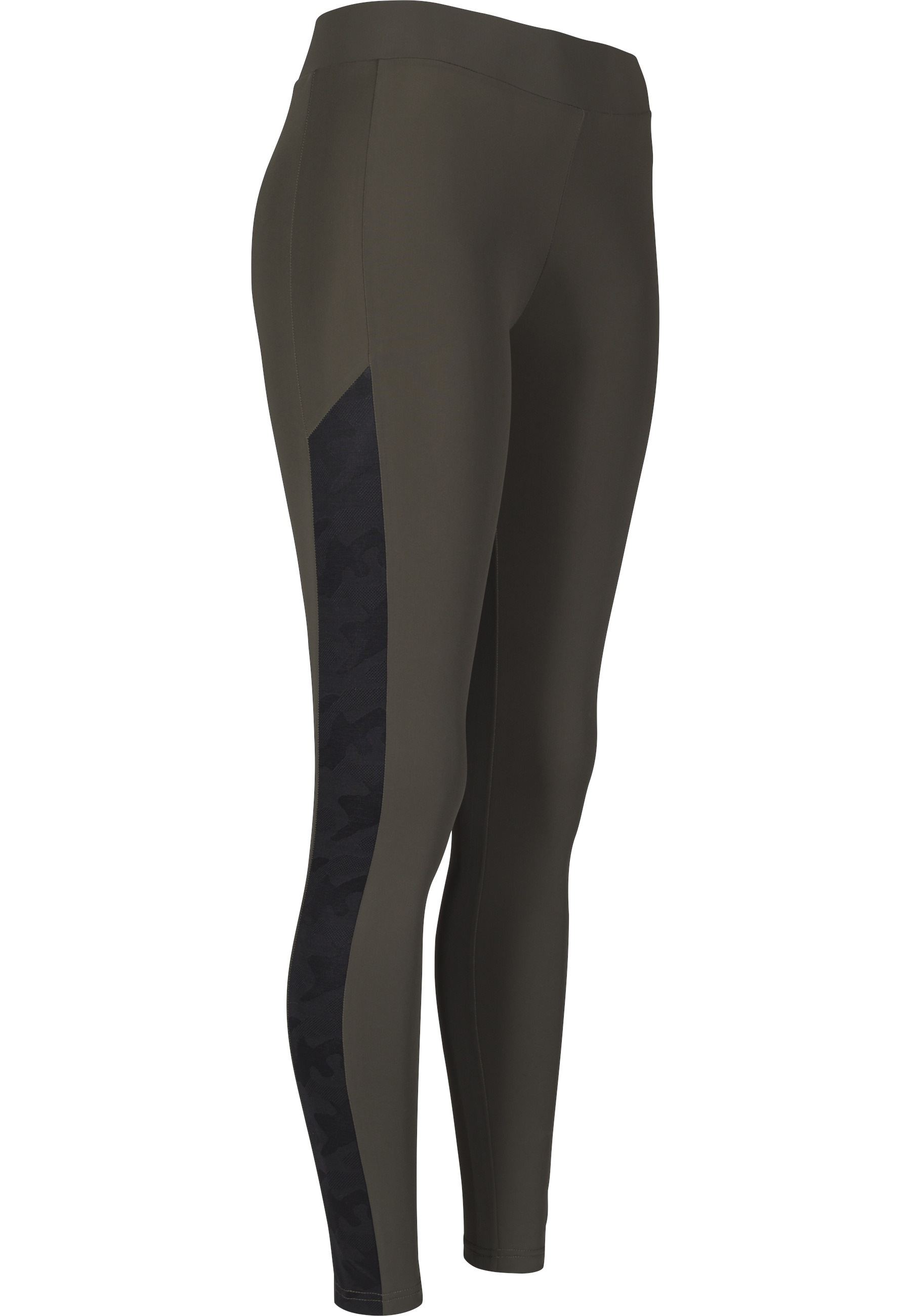 URBAN CLASSICS Leggings »Urban Classics Damen Ladies Jacquard Camo Striped Leggings«