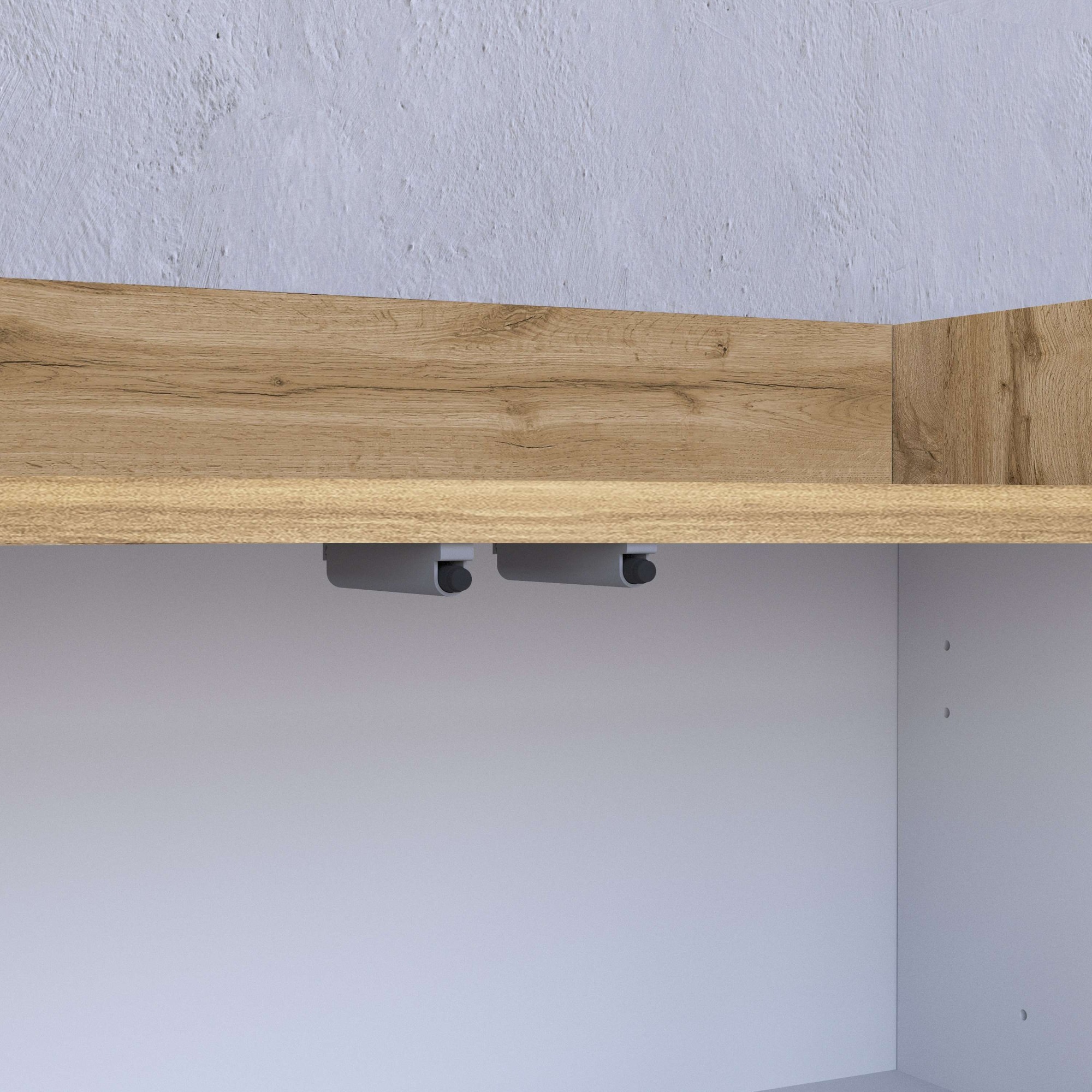 OTTO home Sideboard »BOLSENA, Kommode, Schrank,Lowboard mit 8 Fächer und offenes Ablagefach« 1 Stk. tlg. Breite 200 cm,stehend/hängend,Fronten Hochglanz lackiert,Made in Italy