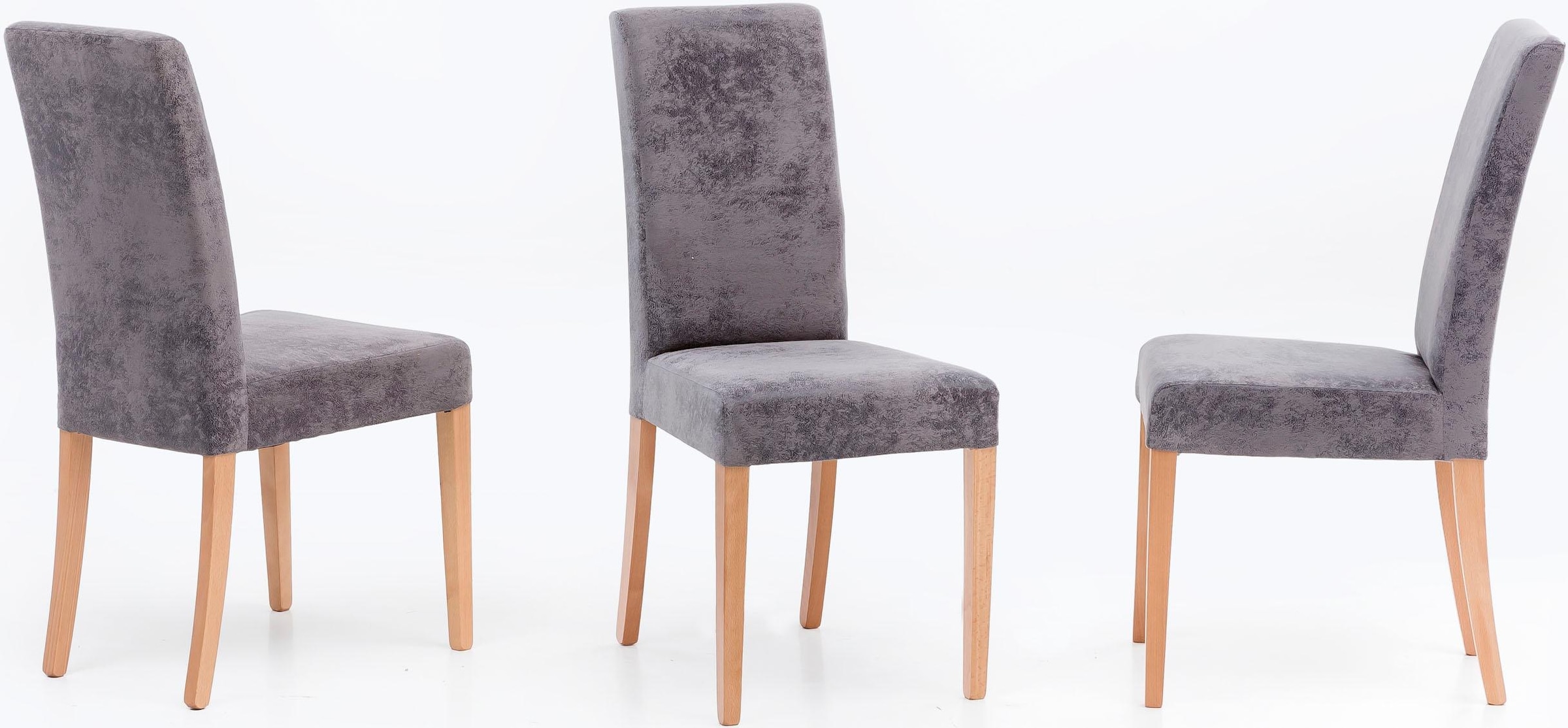 Home affaire Esszimmerstuhl "Lea, TOPSELLER" (Set) 2 Stk. Microfaser strapa günstig online kaufen