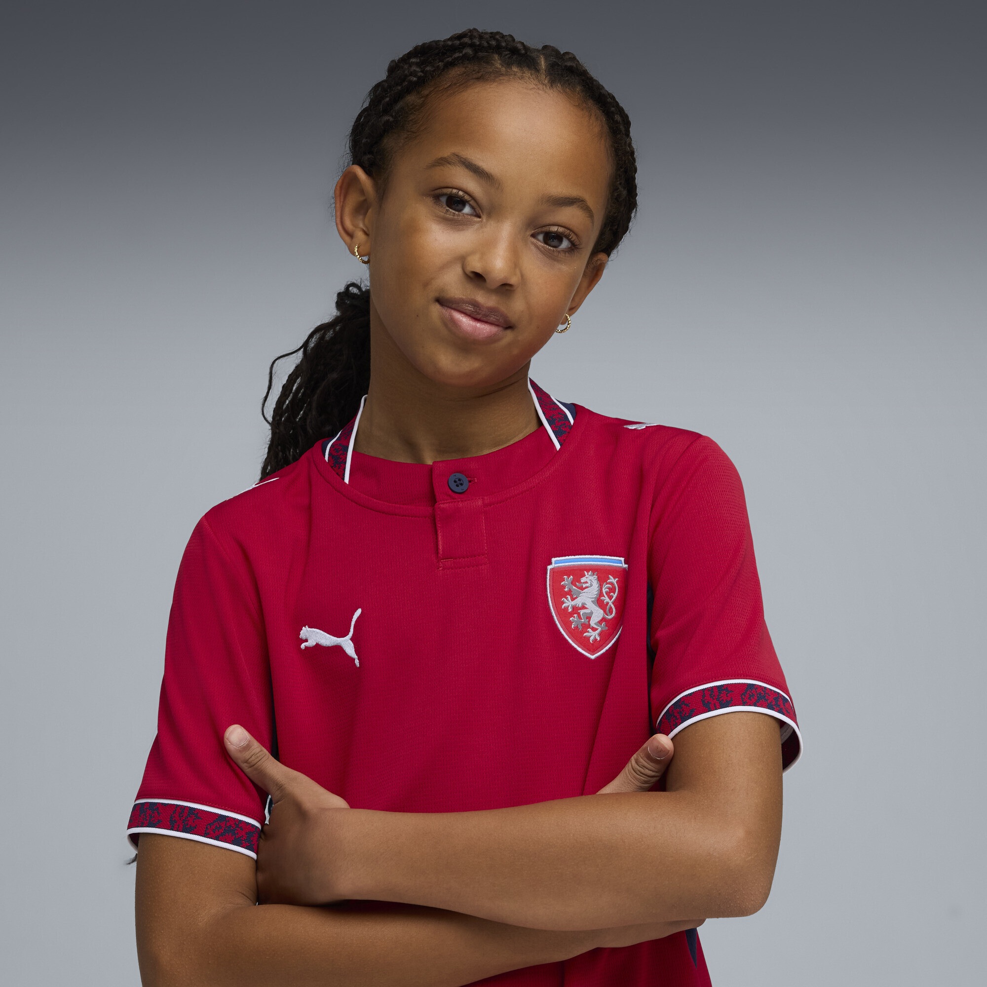 Thumbnail - PUMA Trainingsshirt "Tschechien 2026 Heimtrikot Jugendliche"