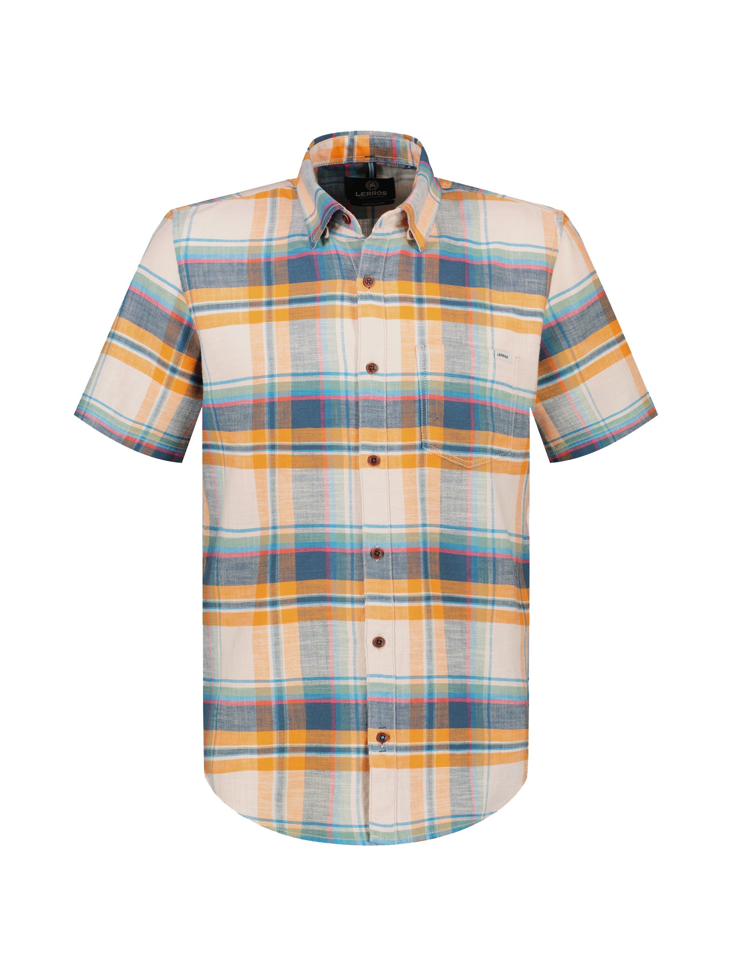 LERROS Kurzarmhemd »LERROS Halbarmhemd mit Karomuster«