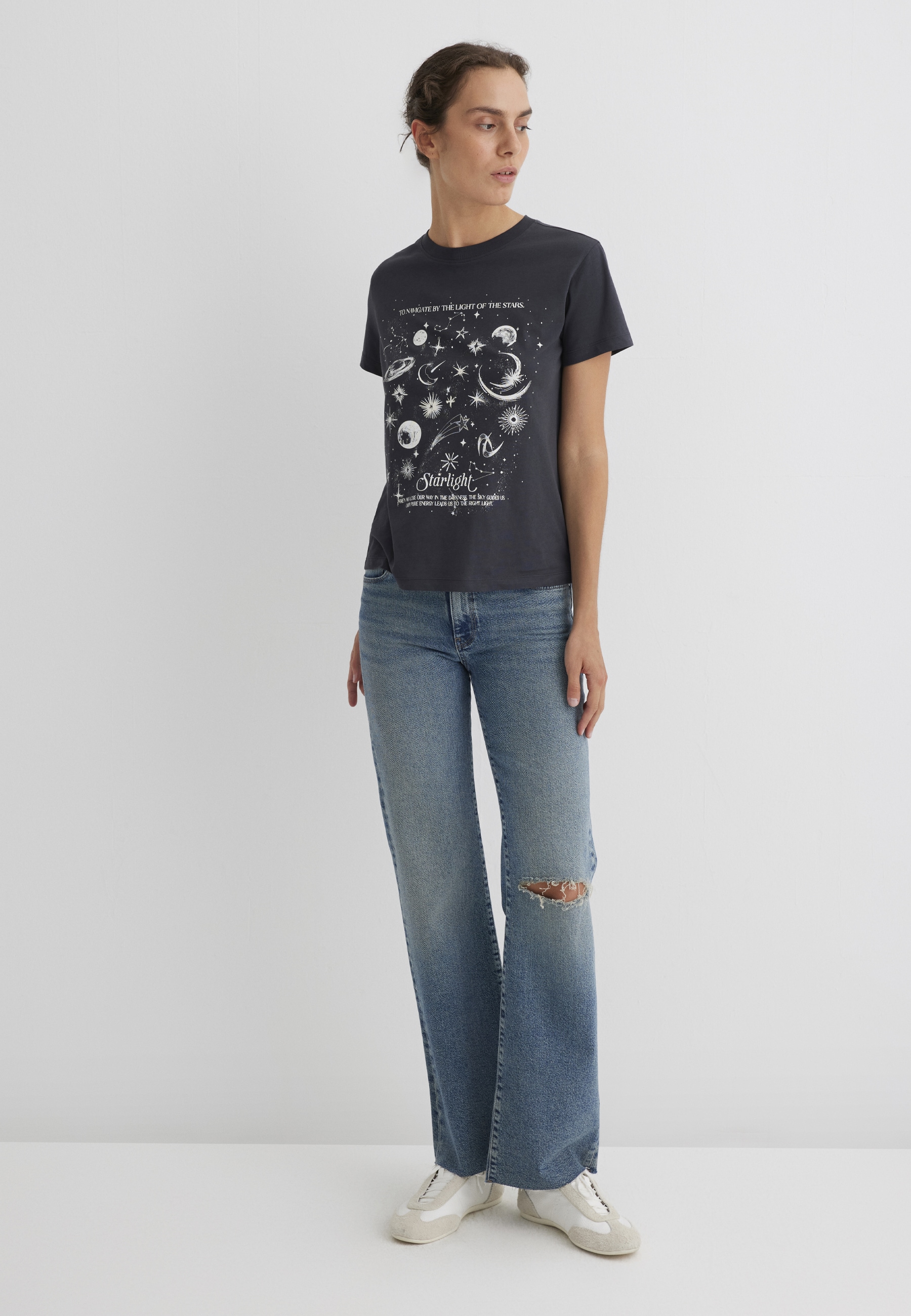 Mavi T-Shirt »ASTROLOGY PRINTED TSHIRT«, Print T-Shirt
