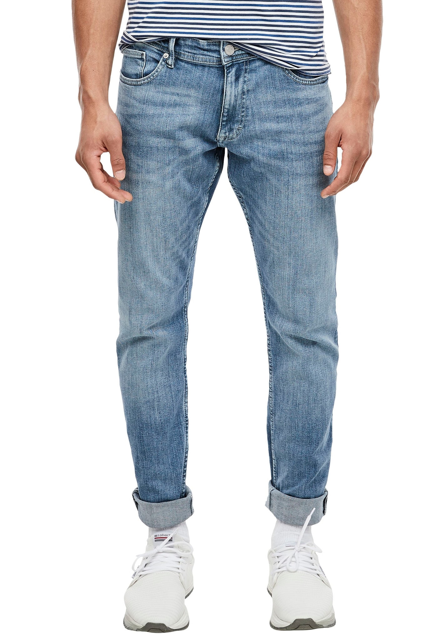 Q/S by Waschung mit Slim-fit-Jeans s.Oliver | »RICK«, authentischer kaufen BAUR ▷