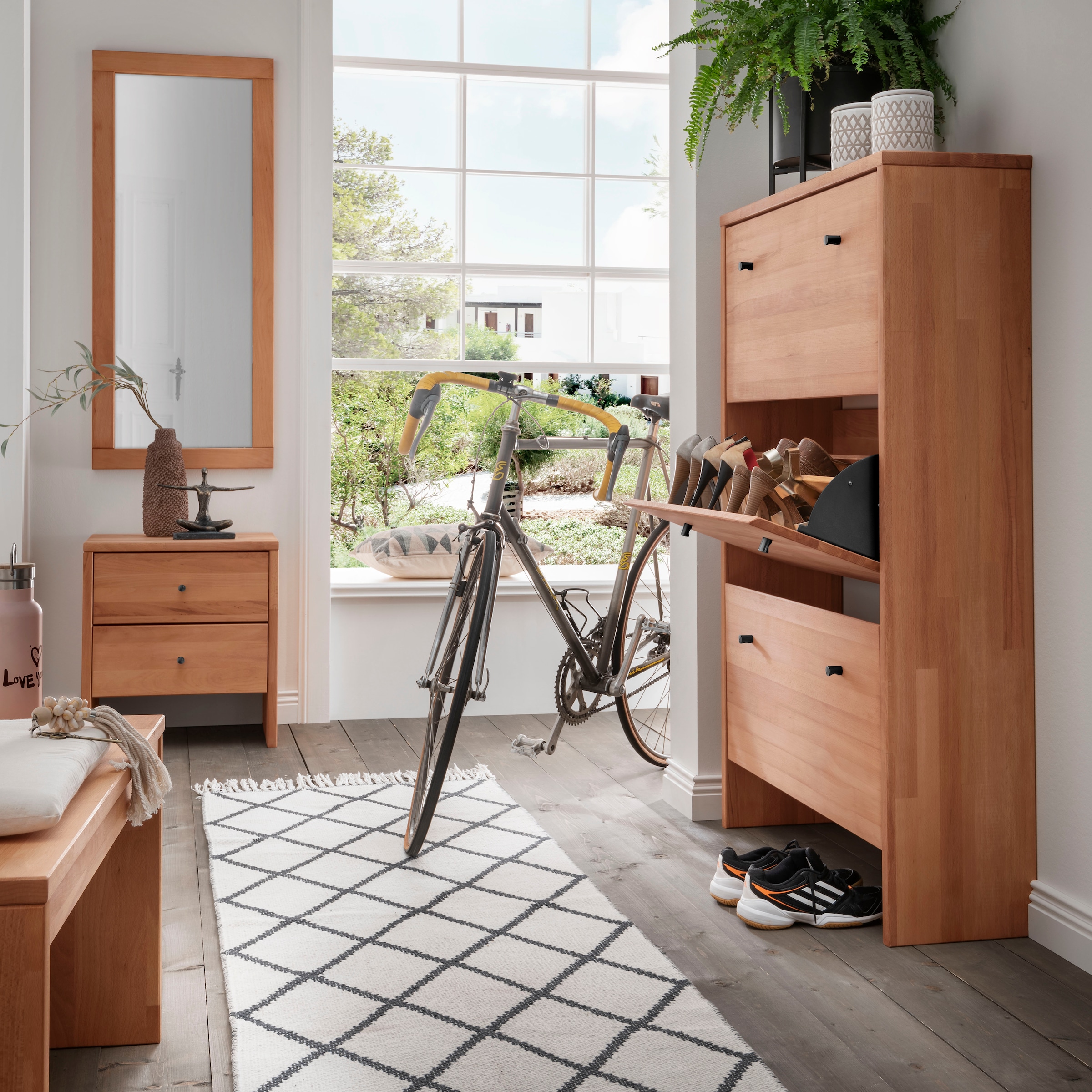 Home affaire Kommode »Dura« aus FSC®-zertifiziertem Massivholz, Breite 50 cm