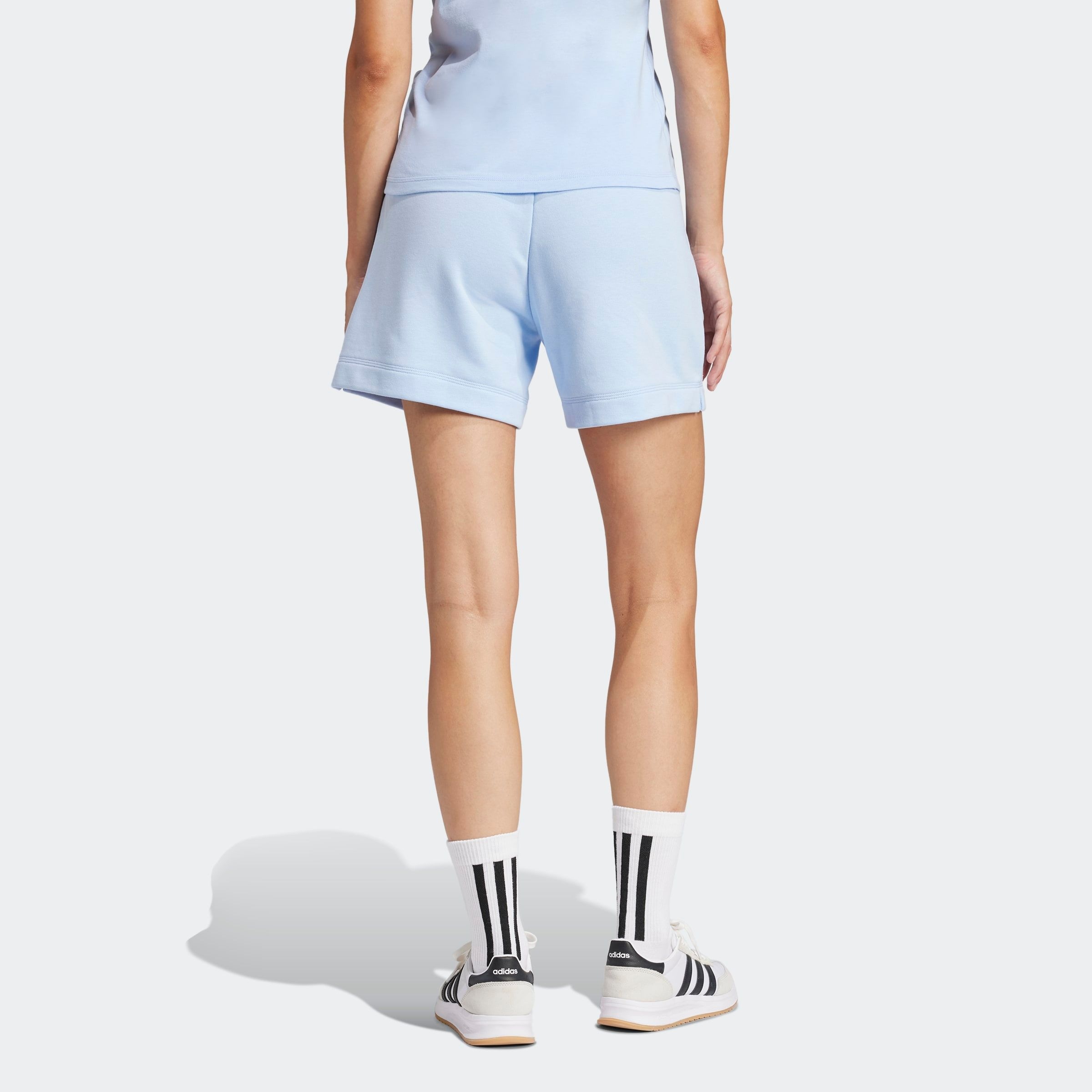 adidas Sportswear Shorts "W LIN FT SHO" Mitelhoher Bund mit Kordelzug, aus günstig online kaufen