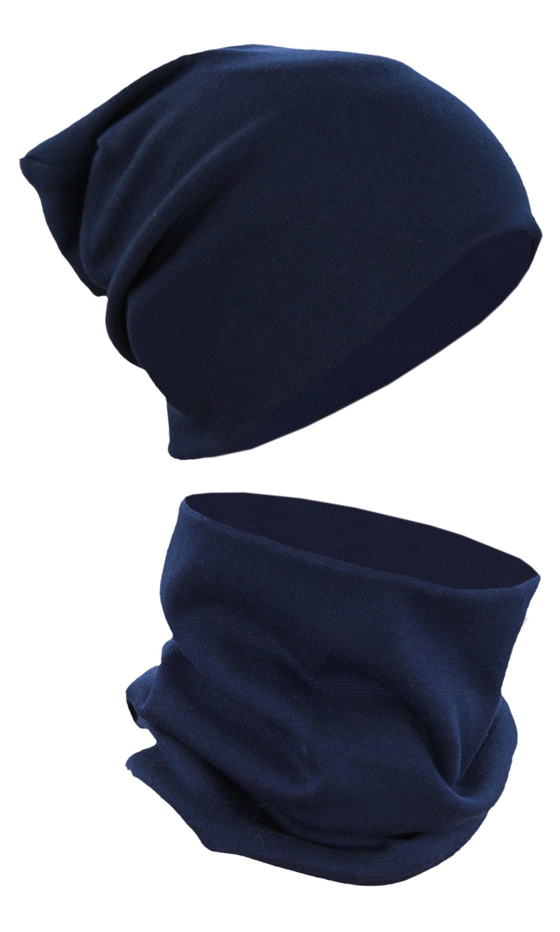 ALKATO Beanie "Mütze Alkato Unisex Beanie Mütze und Schal Set Uni" günstig online kaufen