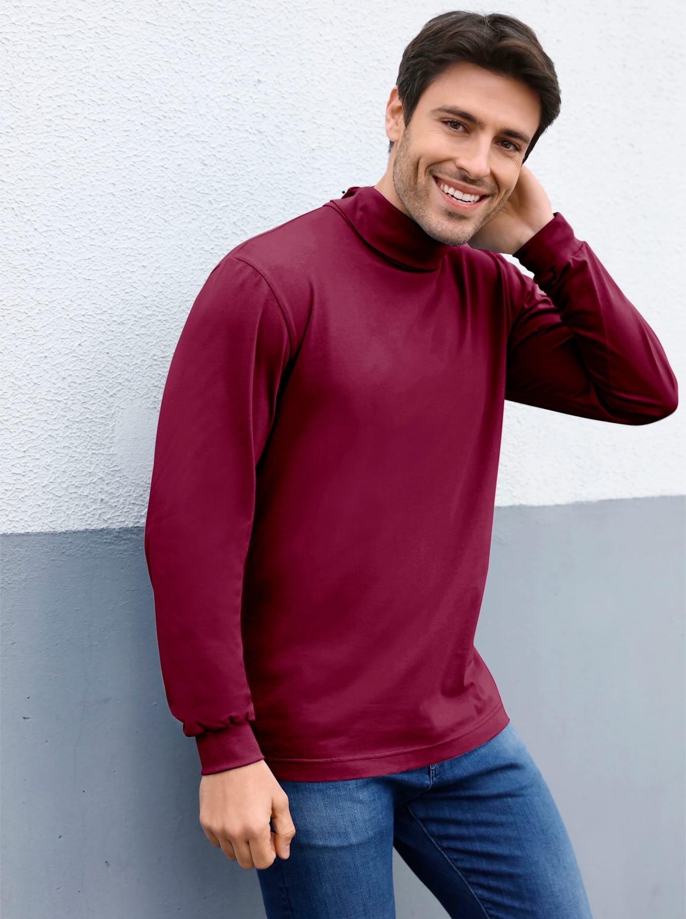 Classic Rollkragenshirt »Rollkragen-Shirt«, (1 tlg.)