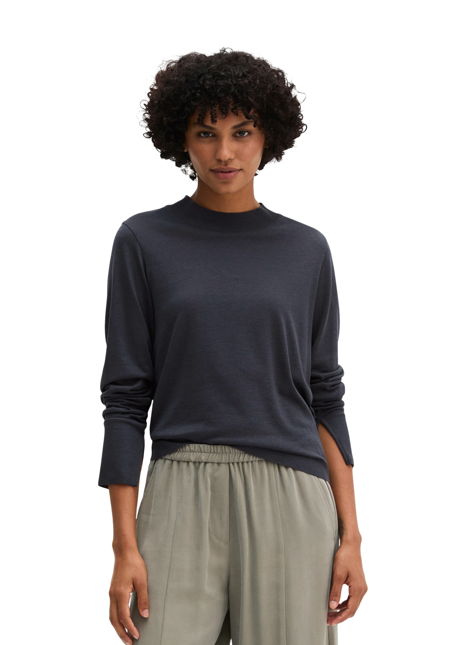 Marc OPolo Langarmshirt "aus TENCEL™ Lyocell-Baumwolle-Mix"