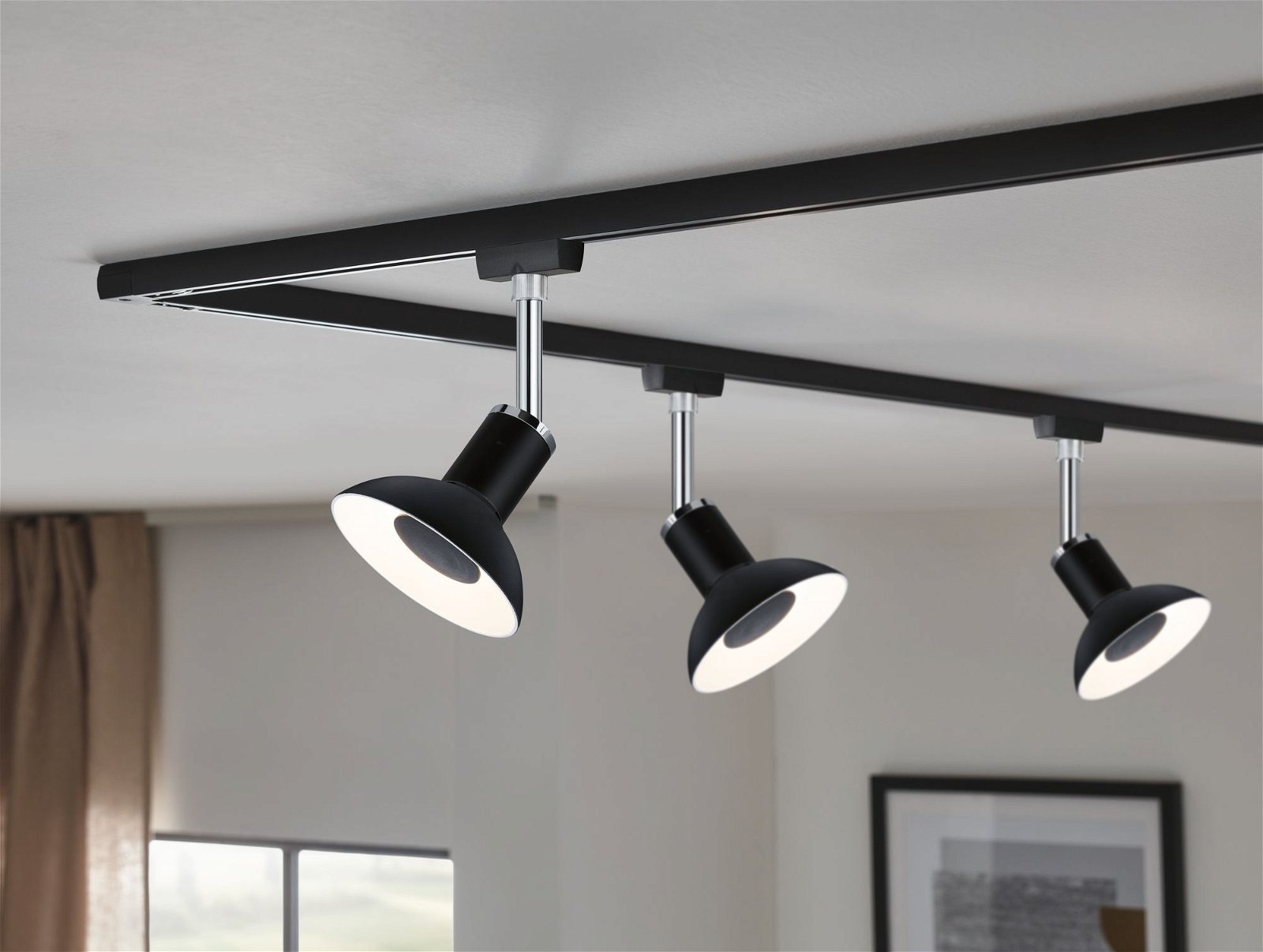 Paulmann LED-Leuchtmittel »360lm 4,9W schwarz/weiß 230V«, 1 St., Warmweiß