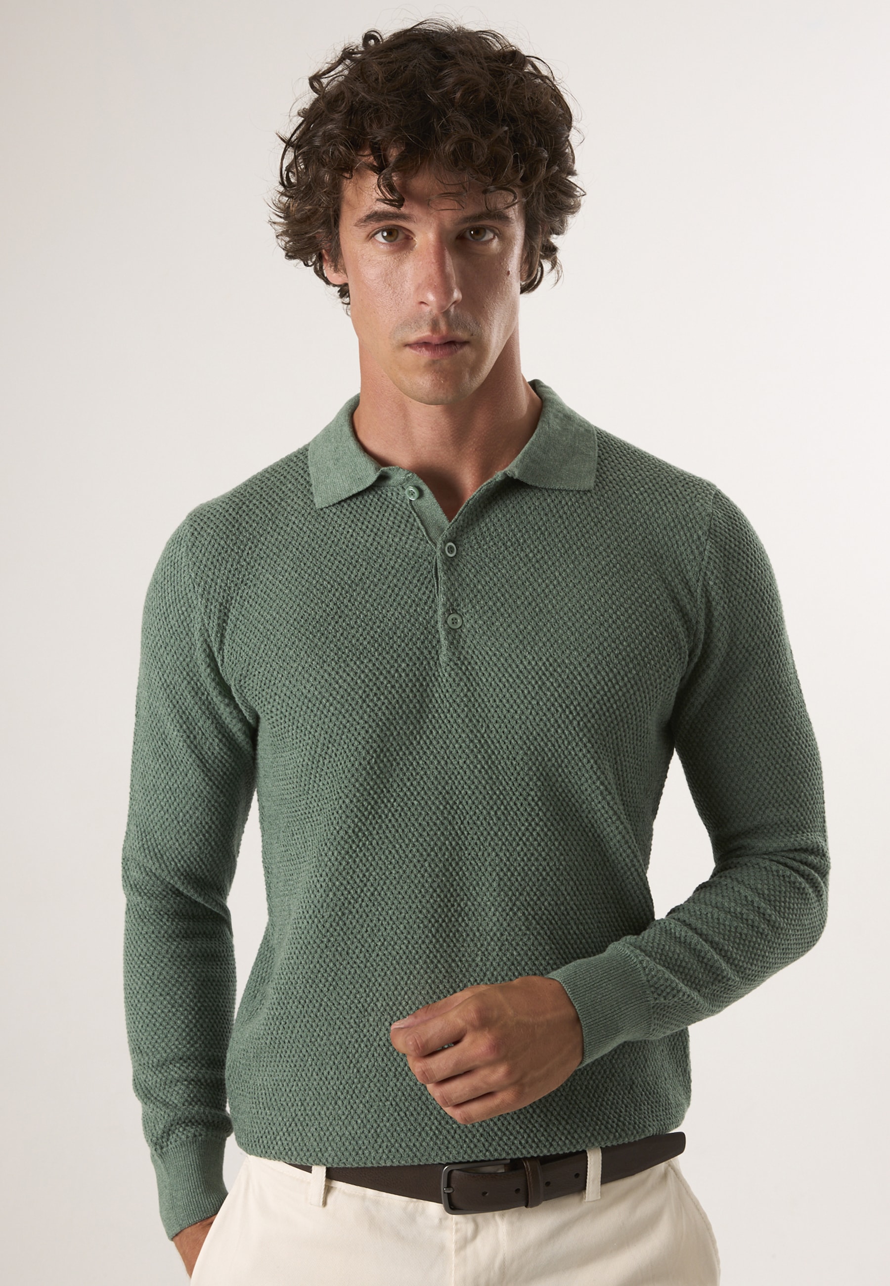 Felix Hardy Polokragenpullover "Pullover mit Polo-Kragen und Knöpfen"