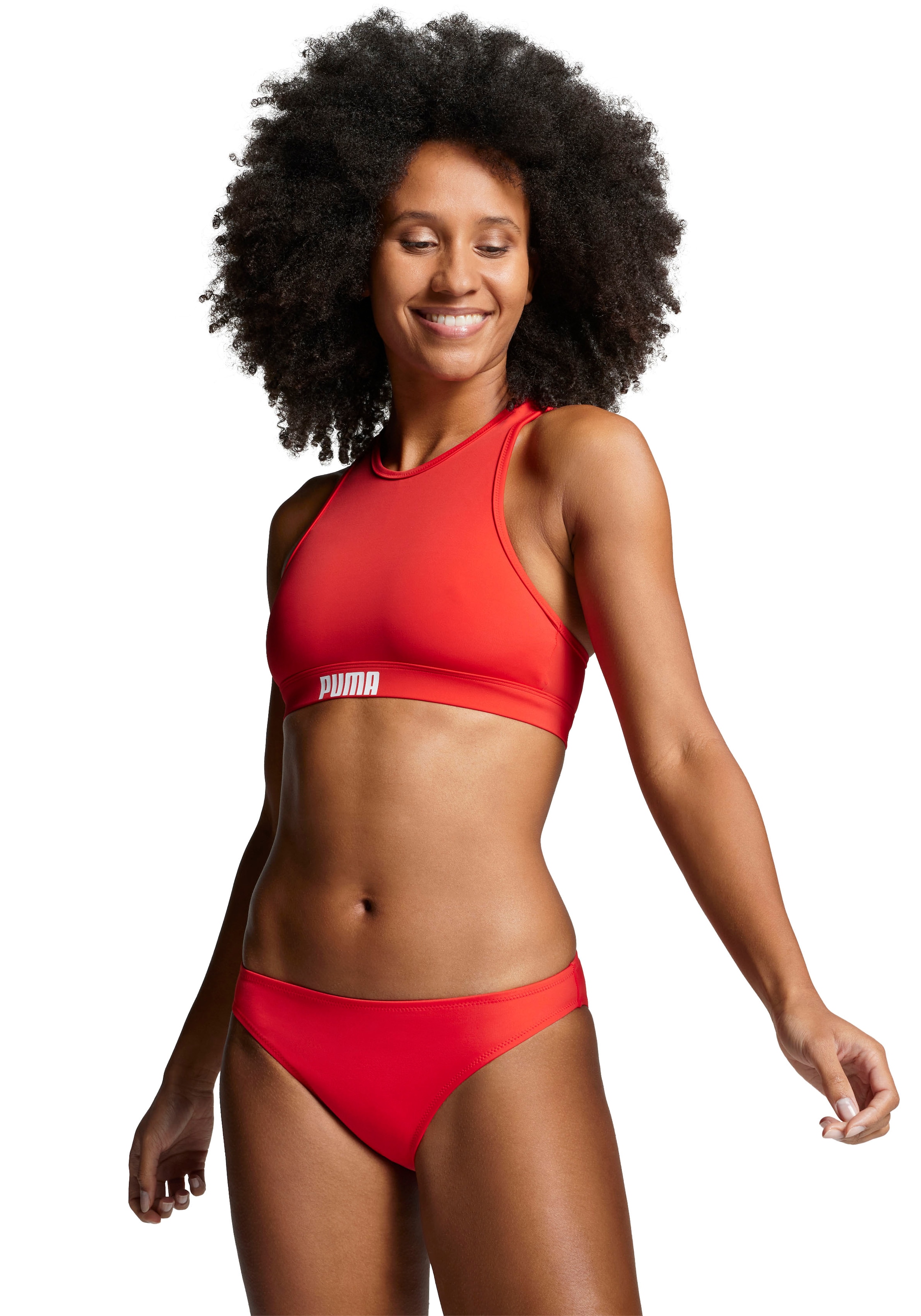 PUMA Bustier-Bikini-Top, mit Racerback-Rücken