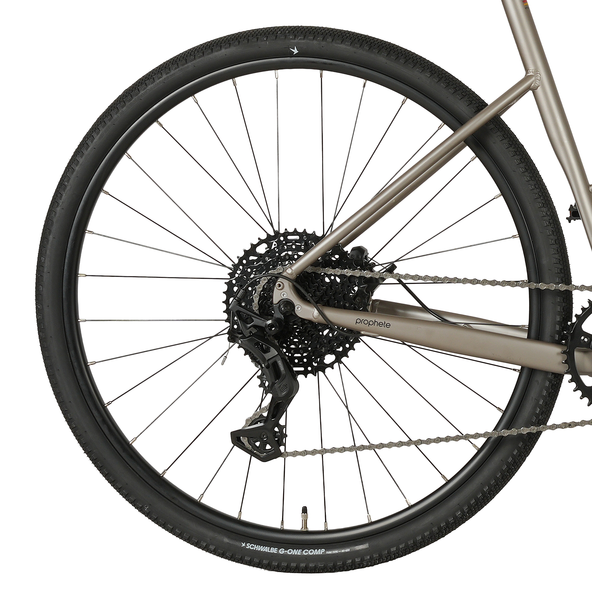 Prophete Gravelbike »Prophete Graveler« 10 Gang microSHIFT Sword Schaltwerk Kettenschaltung