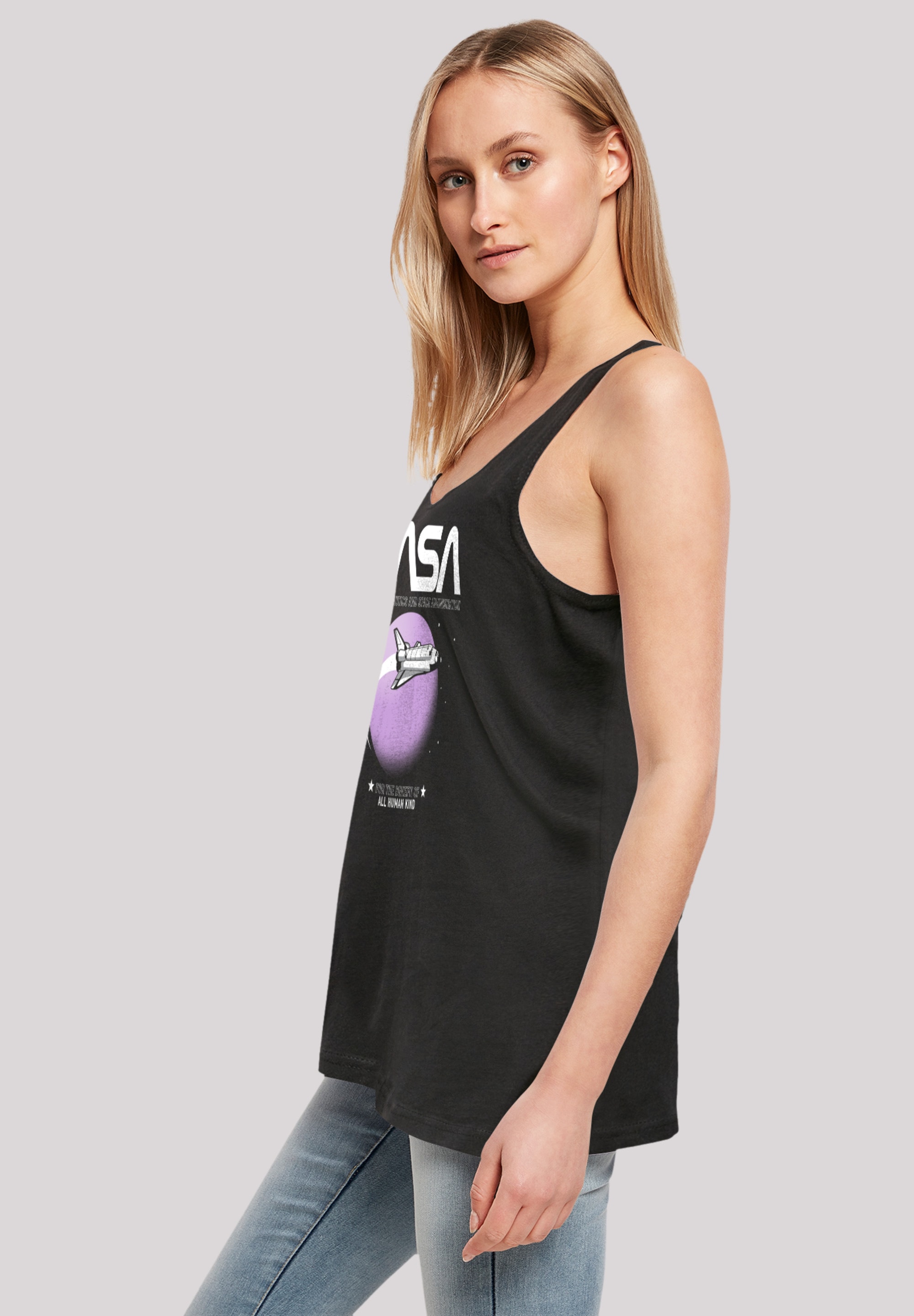 F4NT4STIC T-Shirt »NASA Shuttle Orbit«, Print