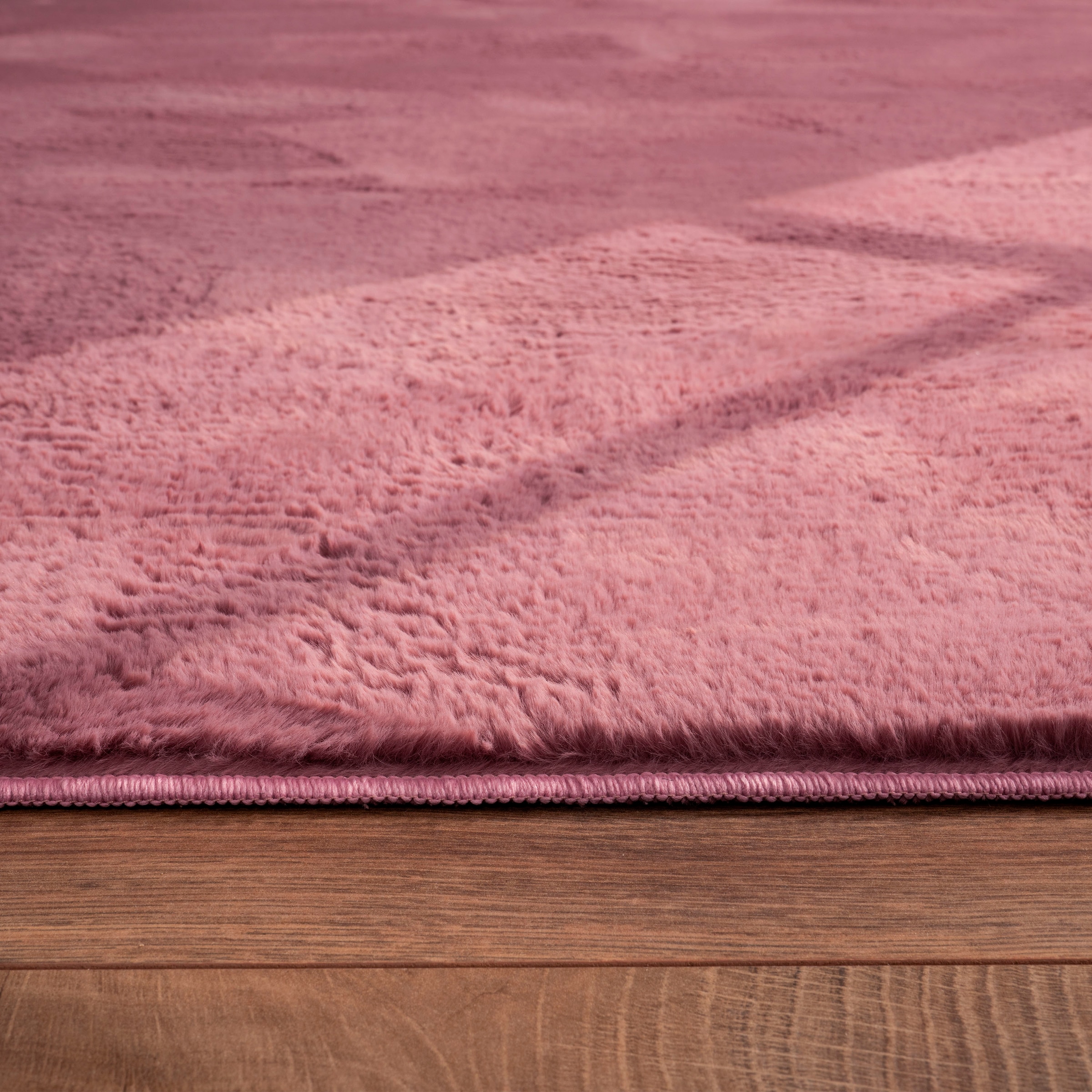 Paco Home Fellteppich »Kunstfell Soft 380«, rechteckig, 14 mm Höhe, Langflor, Kuschelteppich - besonders weich, Uni-Farben