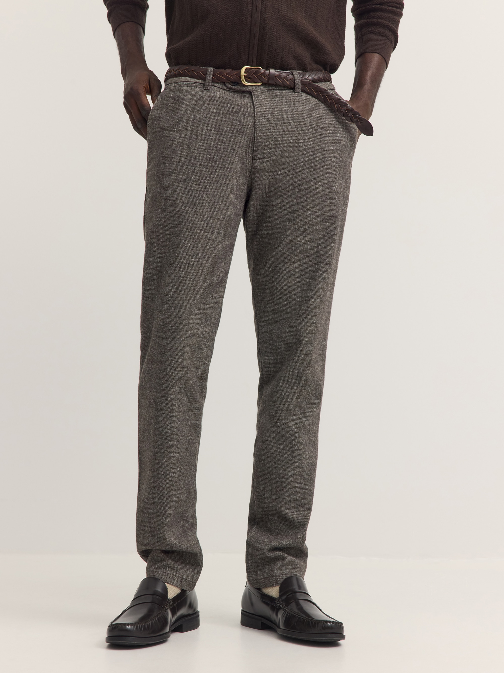 bugatti Chinohose "Modern Fit" Modern Fit Baumwollmix Soft Touch