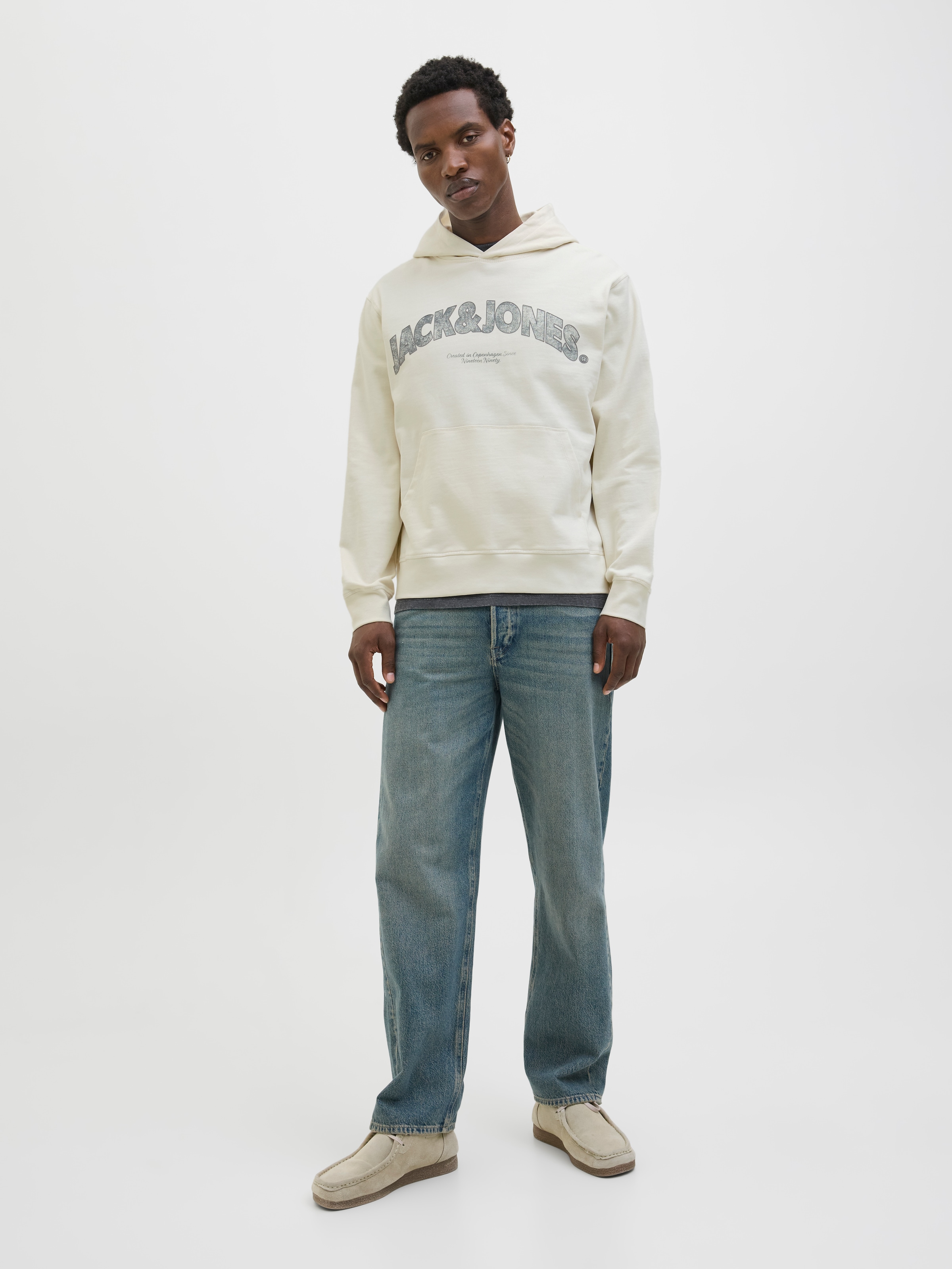 Jack & Jones Kapuzensweatshirt »JORALMERIA SWEAT HOOD«, mit Logo Print